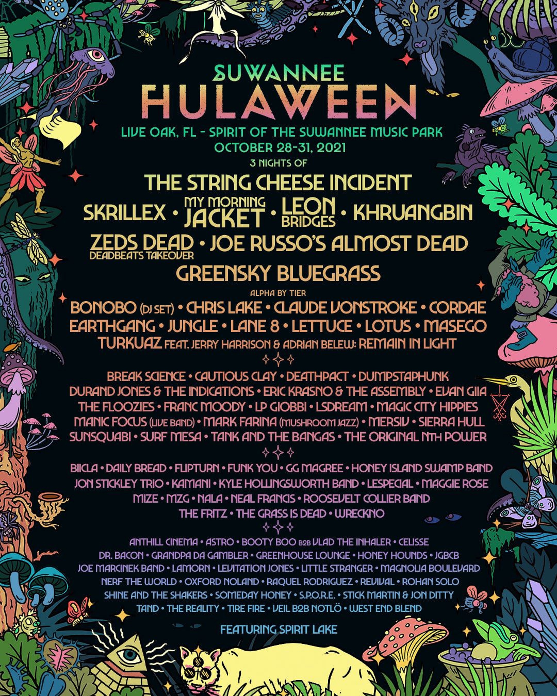 Six Artists to See Perform This Year At The Amazing Suwannee Hulaween