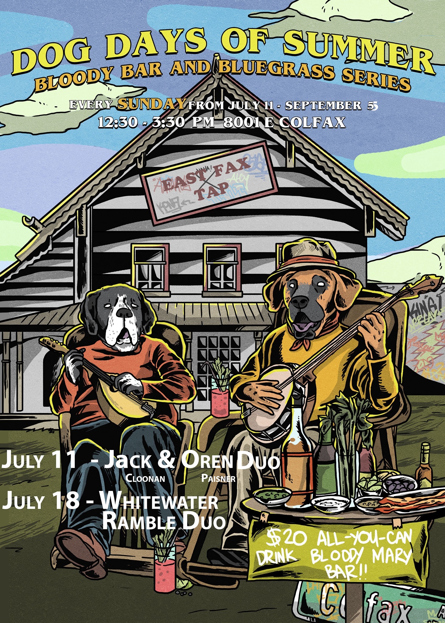 Dog Days Return with weekly bluegrass series at Eastfax Tap in East Denver