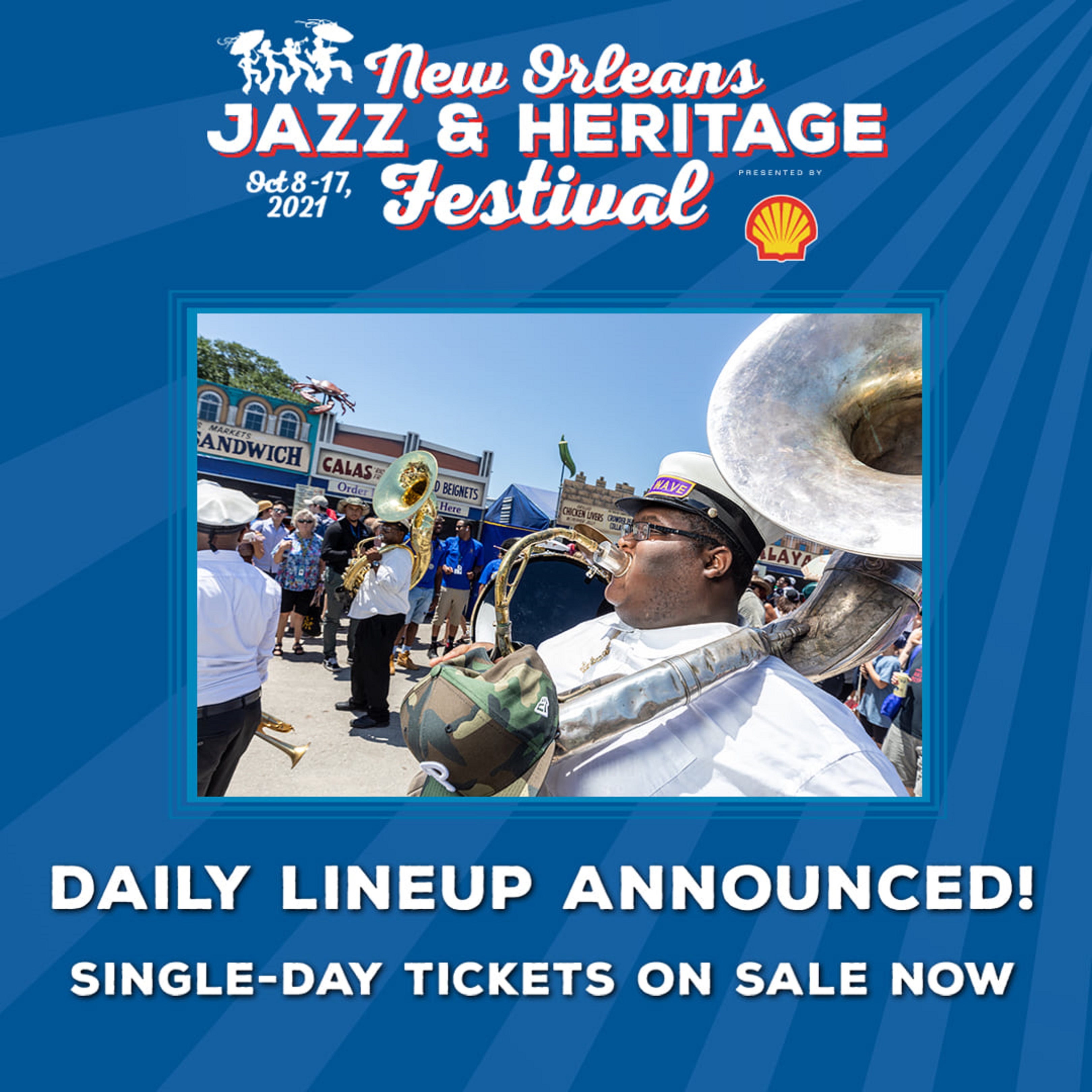 Jazz Fest 2021 Daily Lineup Announced