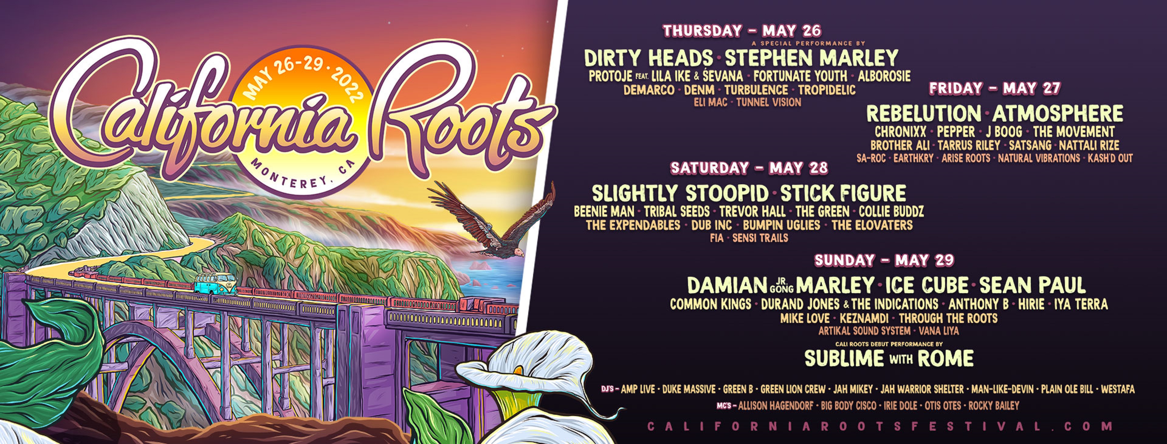 Cali Roots 20 Final Line up Announce Sean Paul, Ice Cube, Stick ...