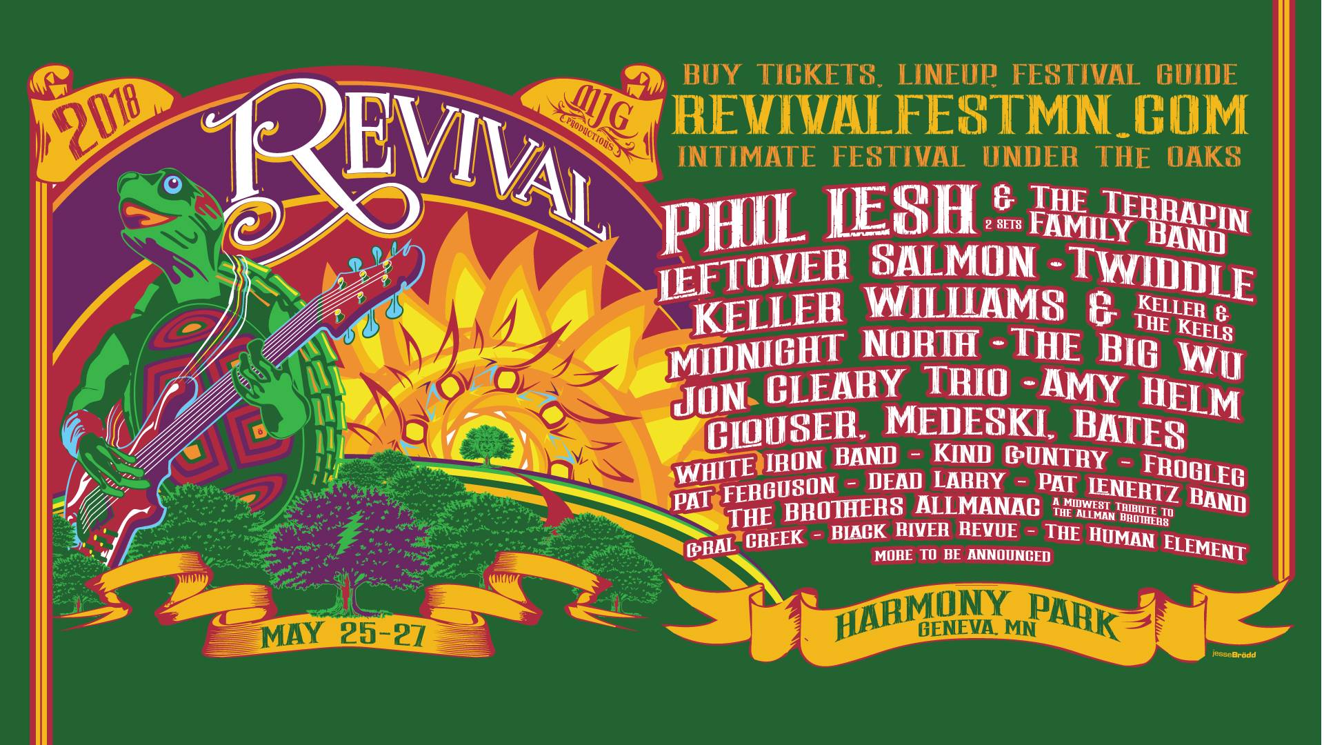 Phil Lesh & The Terrapin Family Band to Headline Revival Music Festival