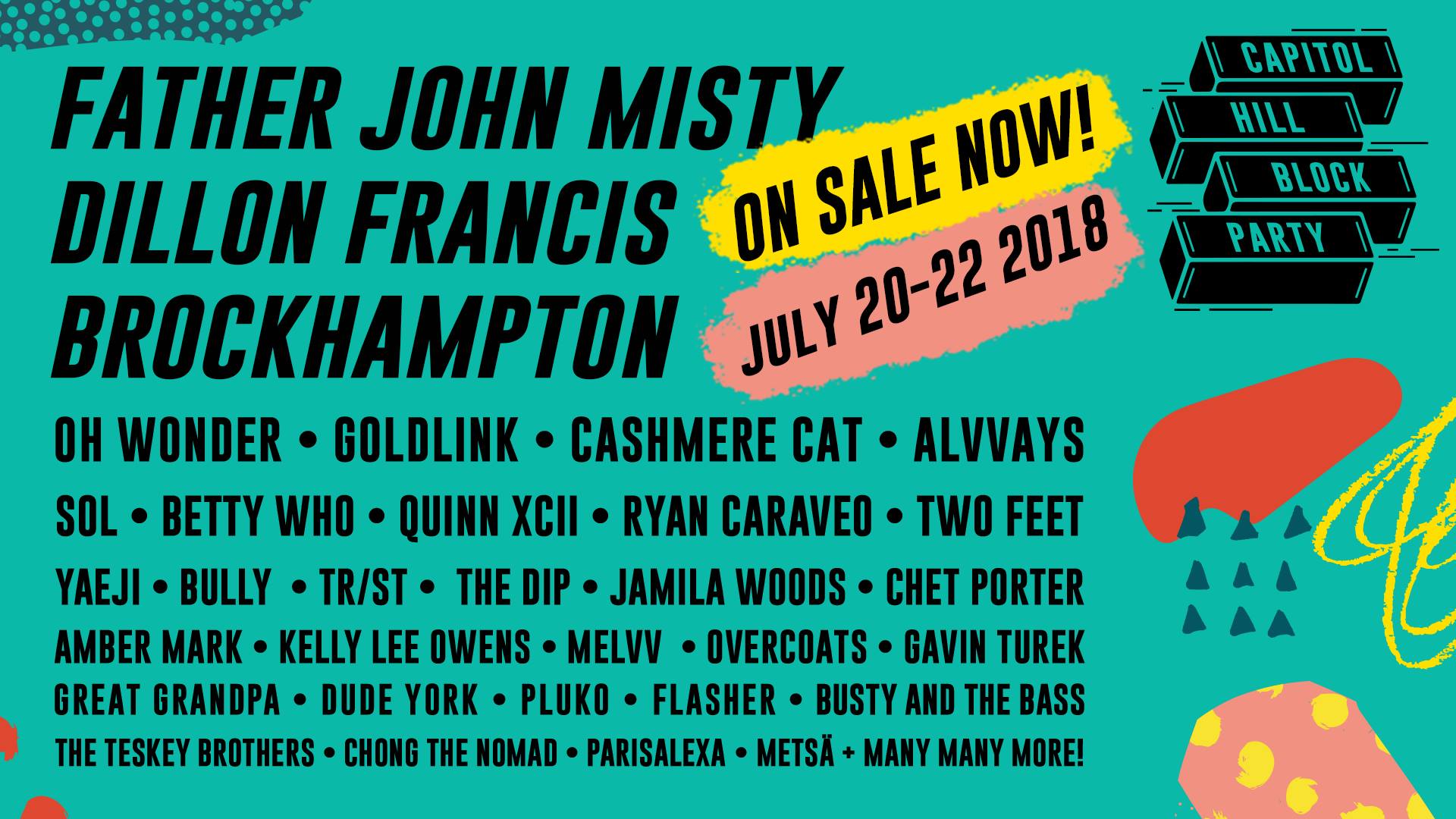 Capitol Hill Block Party Releases Partial 2018 Lineup | Grateful Web