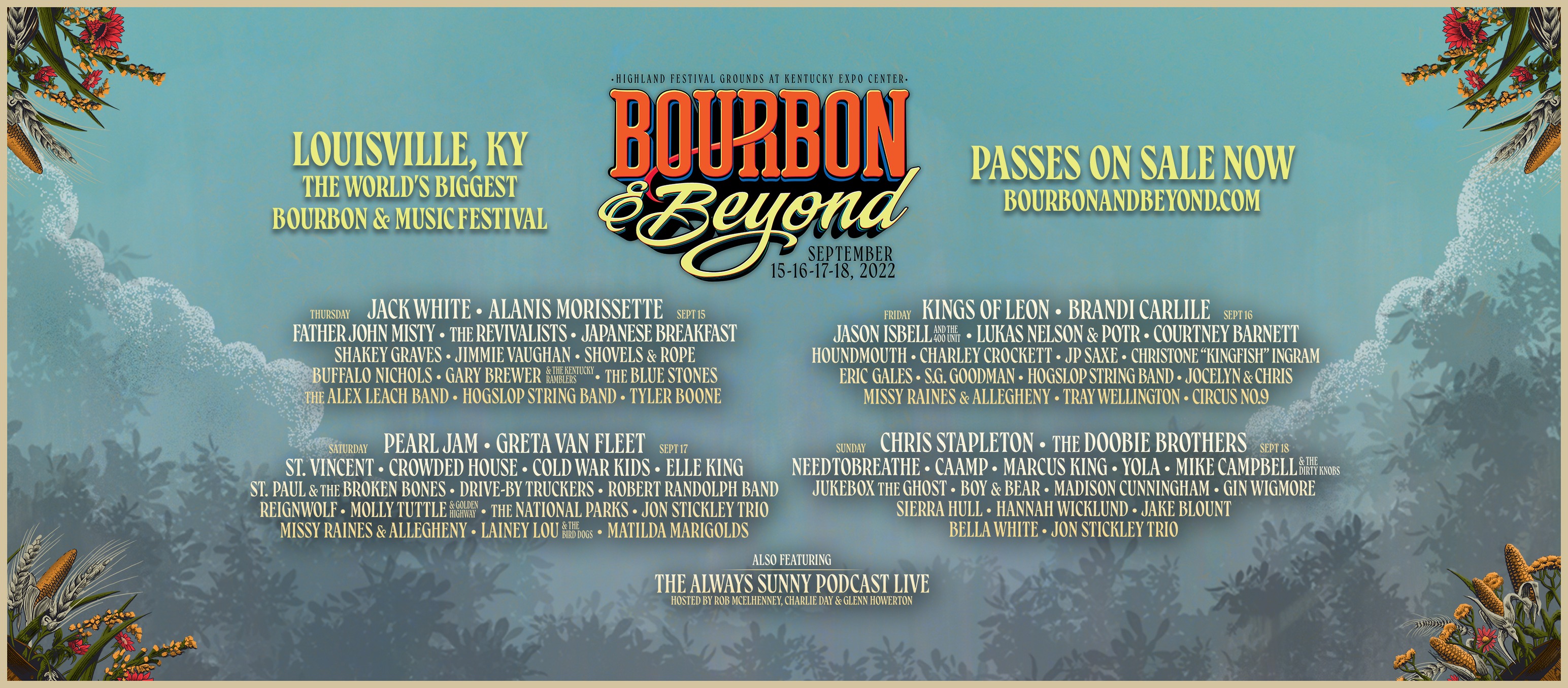 Bourbon & Beyond’s Culinary, Bourbon & Music Schedules Announced