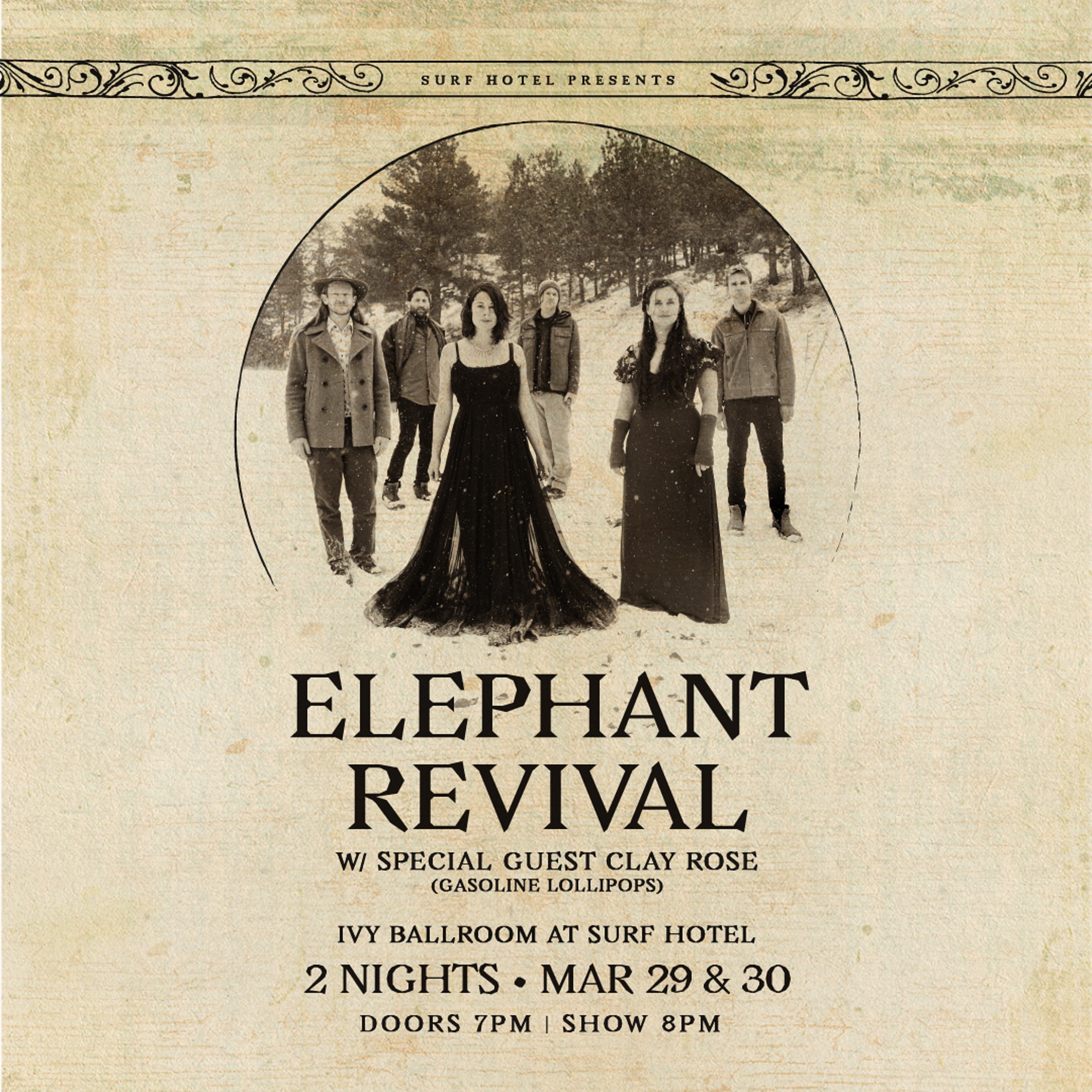 Clay Rose of GasPops Added As Support for Elephant Revival at Ivy Ballroom