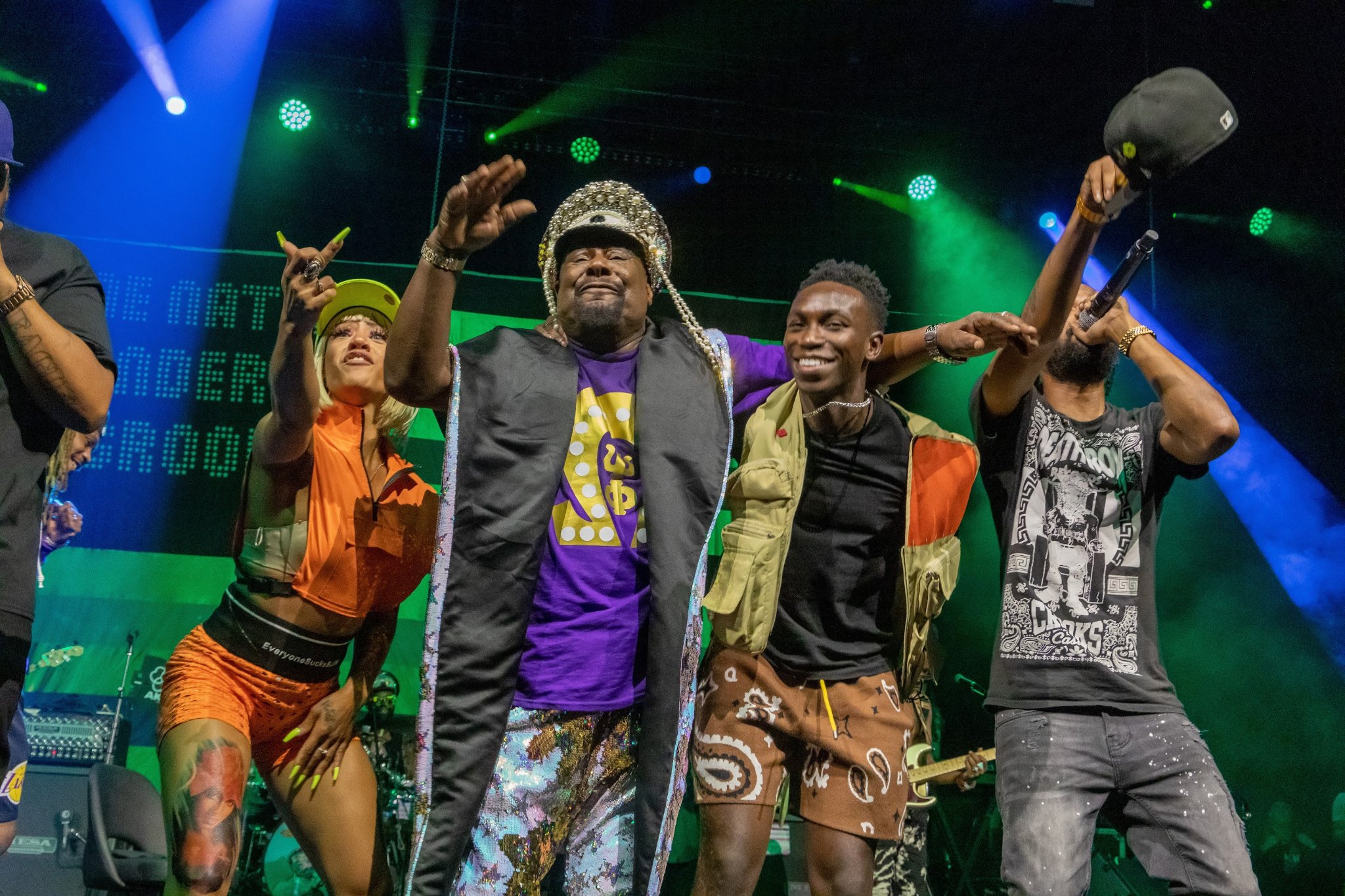 George Clinton Leads Monumental Jam at the new YouTube Theater in Hollywood Park