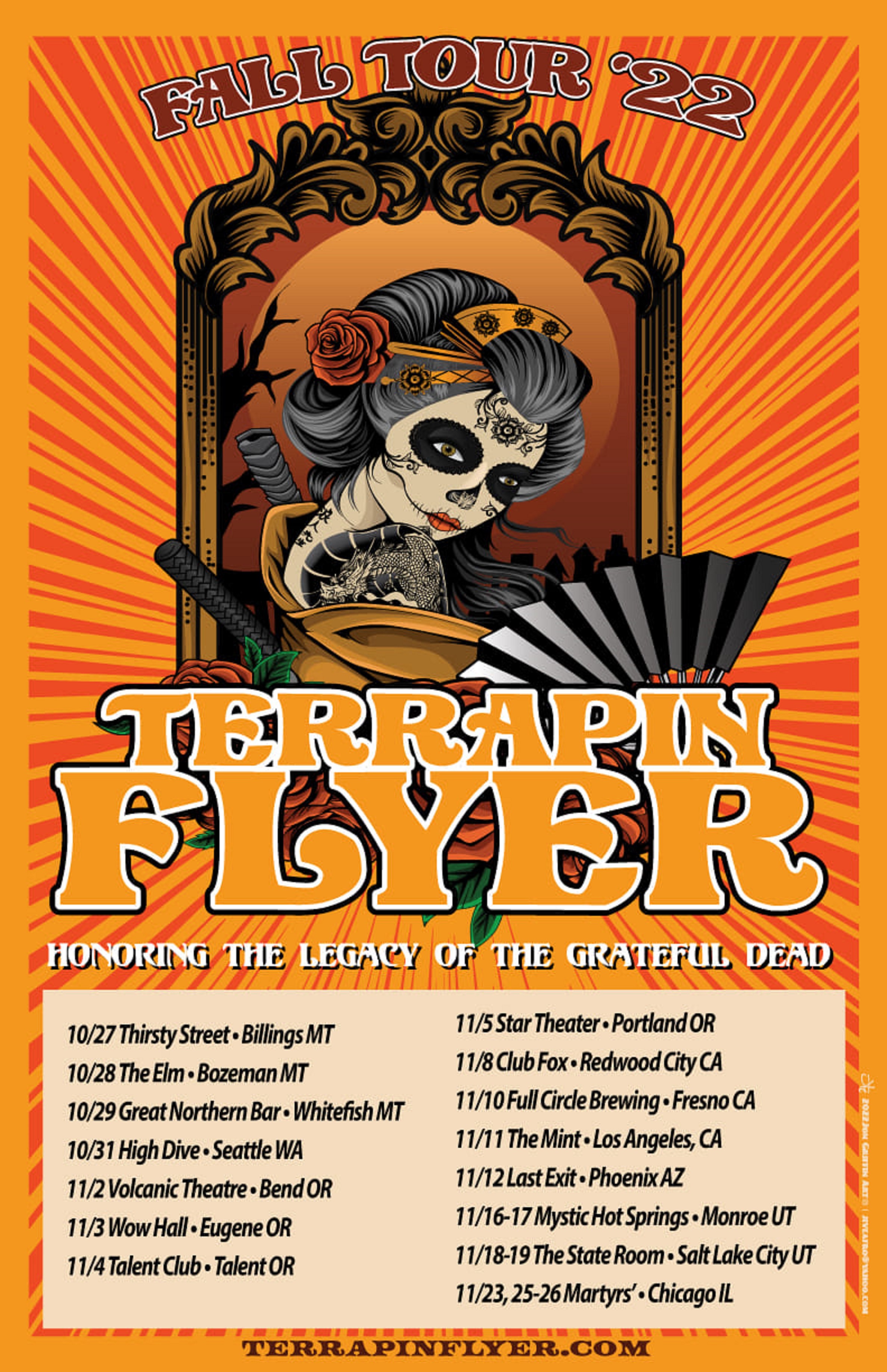 Terrapin Flyer Announces Fall Tour 2022