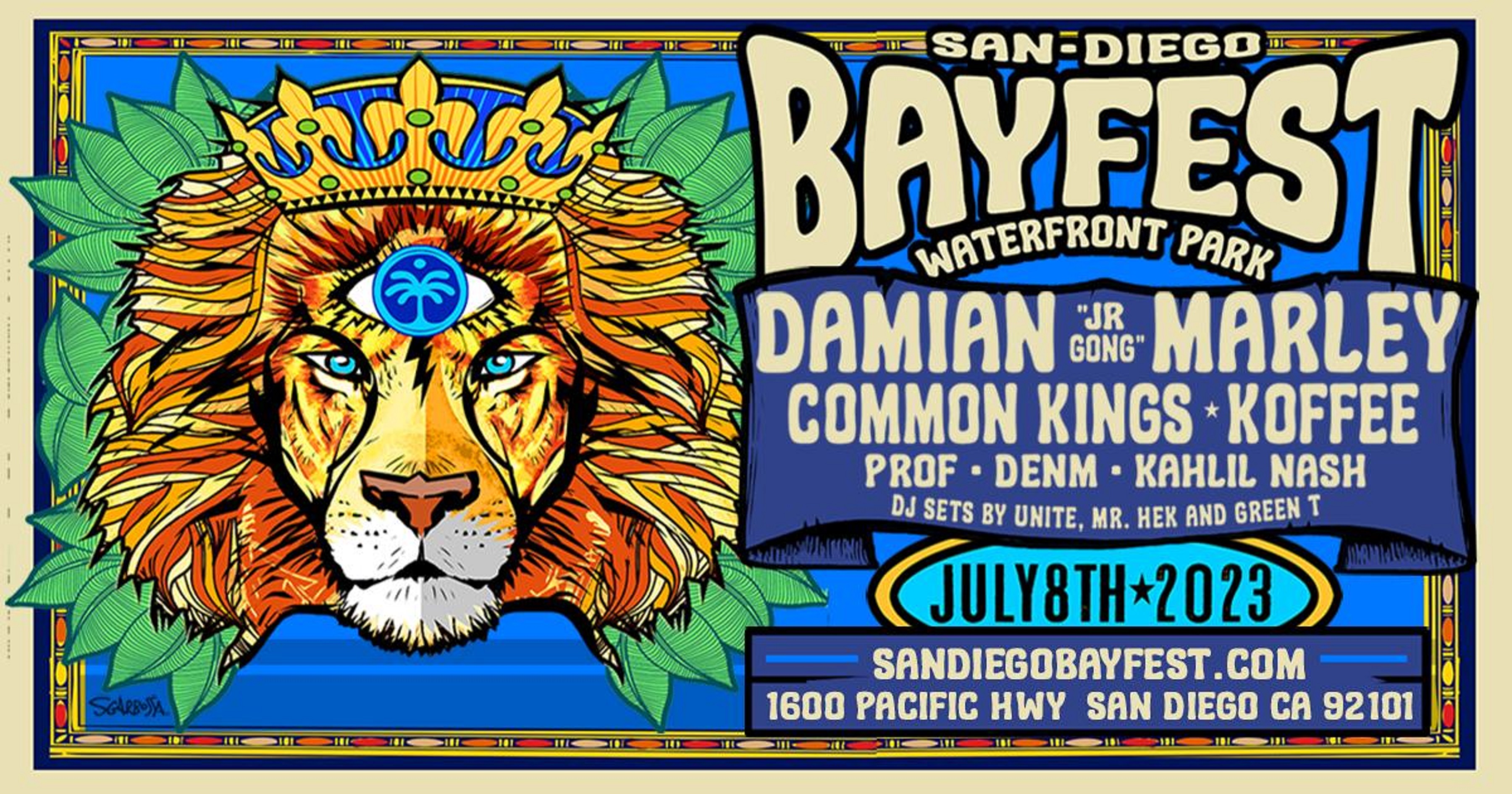 SAN DIEGO BAYFEST ON JULY 8TH 2023 ANNOUNCES LINEUP