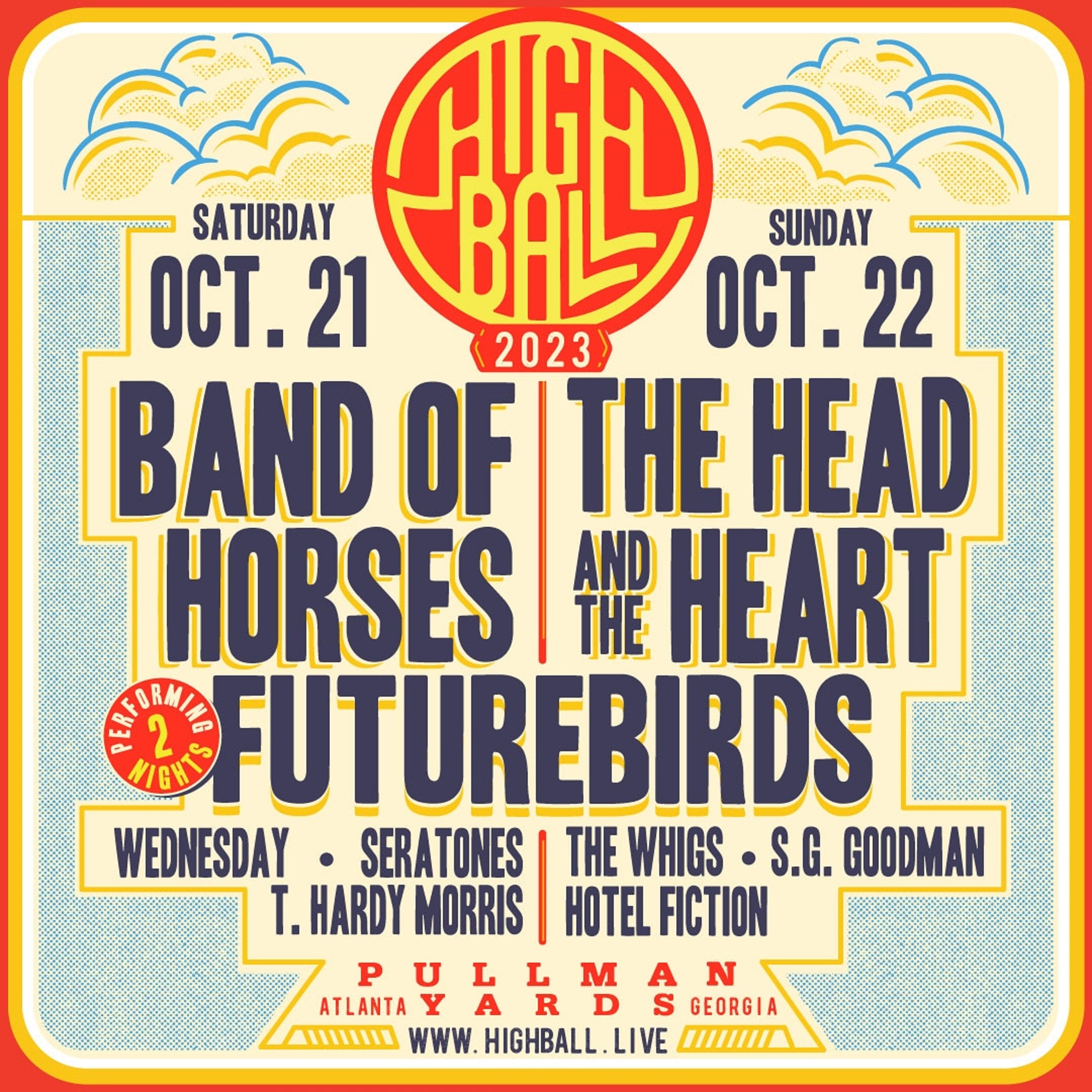 HIGHBALL - A FESTIVAL EXPERIENCE CURATED BY FUTUREBIRDS, OCTOBER 21 & 22
