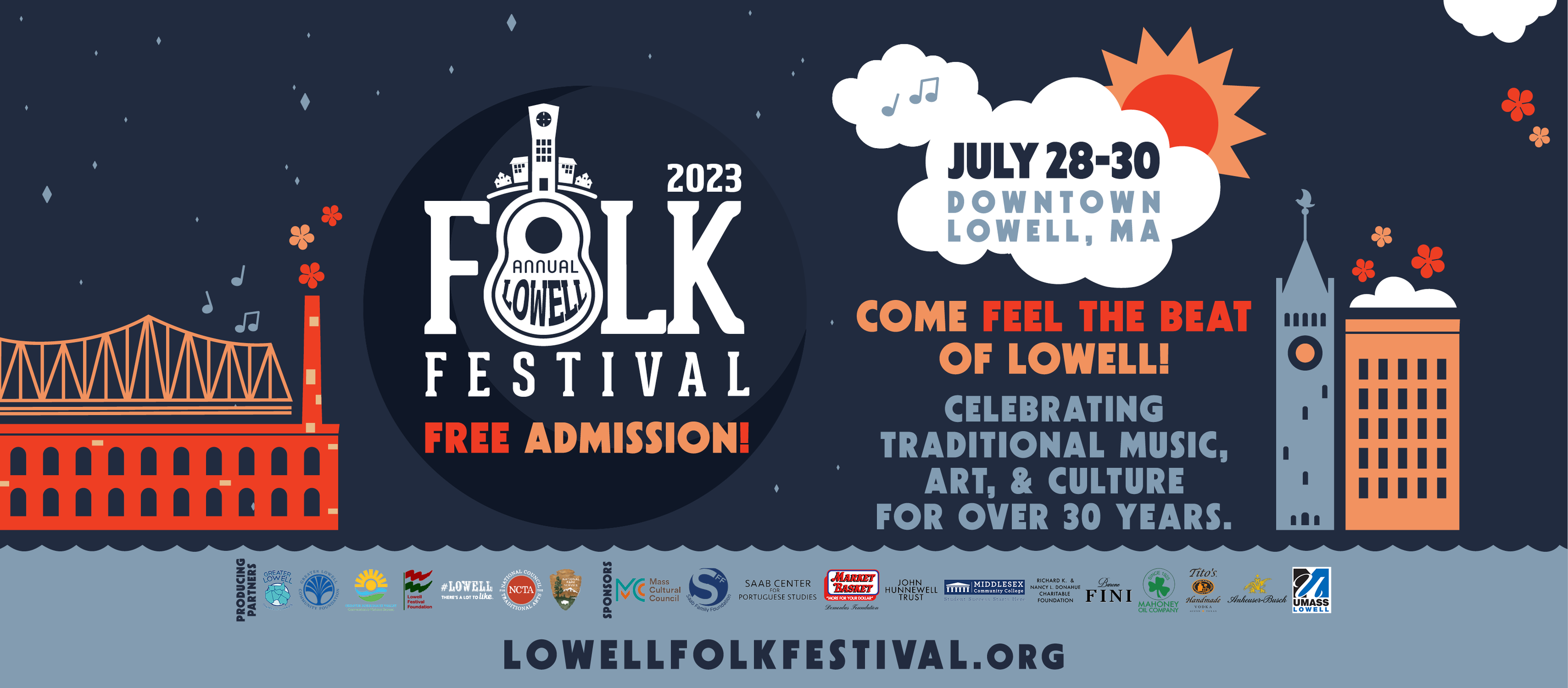 2023 Lowell Folk Festival Announces Full Performance Schedule