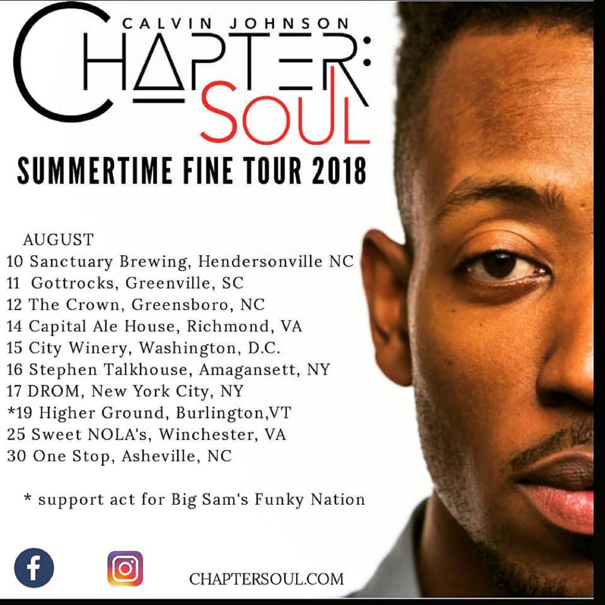 Chapter:SOUL Announce August East Coast Tour