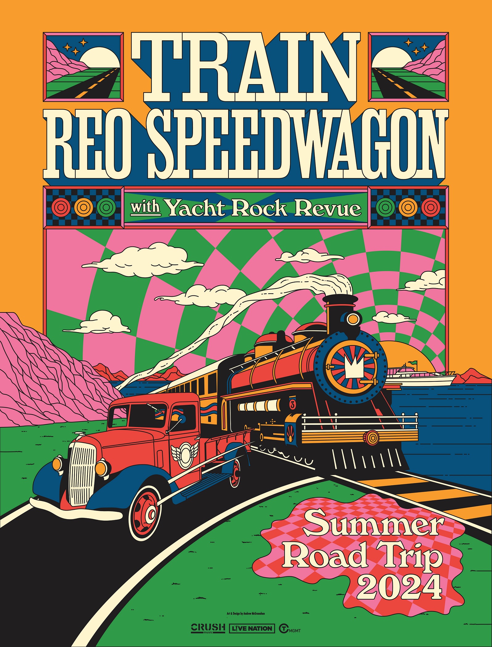 TRAIN & REO SPEEDWAGON ANNOUNCE EPIC CO-HEADLINING SUMMER ROAD TRIP 2024 NORTH AMERICAN TOUR 
