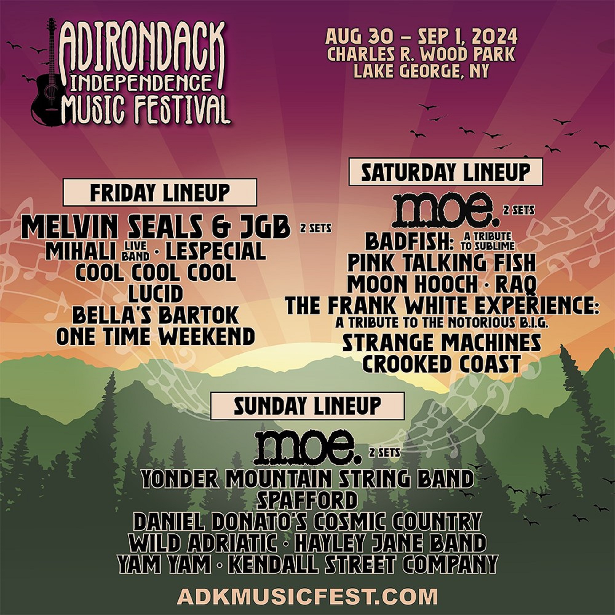 Adirondack Independence Music Festival ‘24: No Work and All Play Makes Life Breezy at ADK 