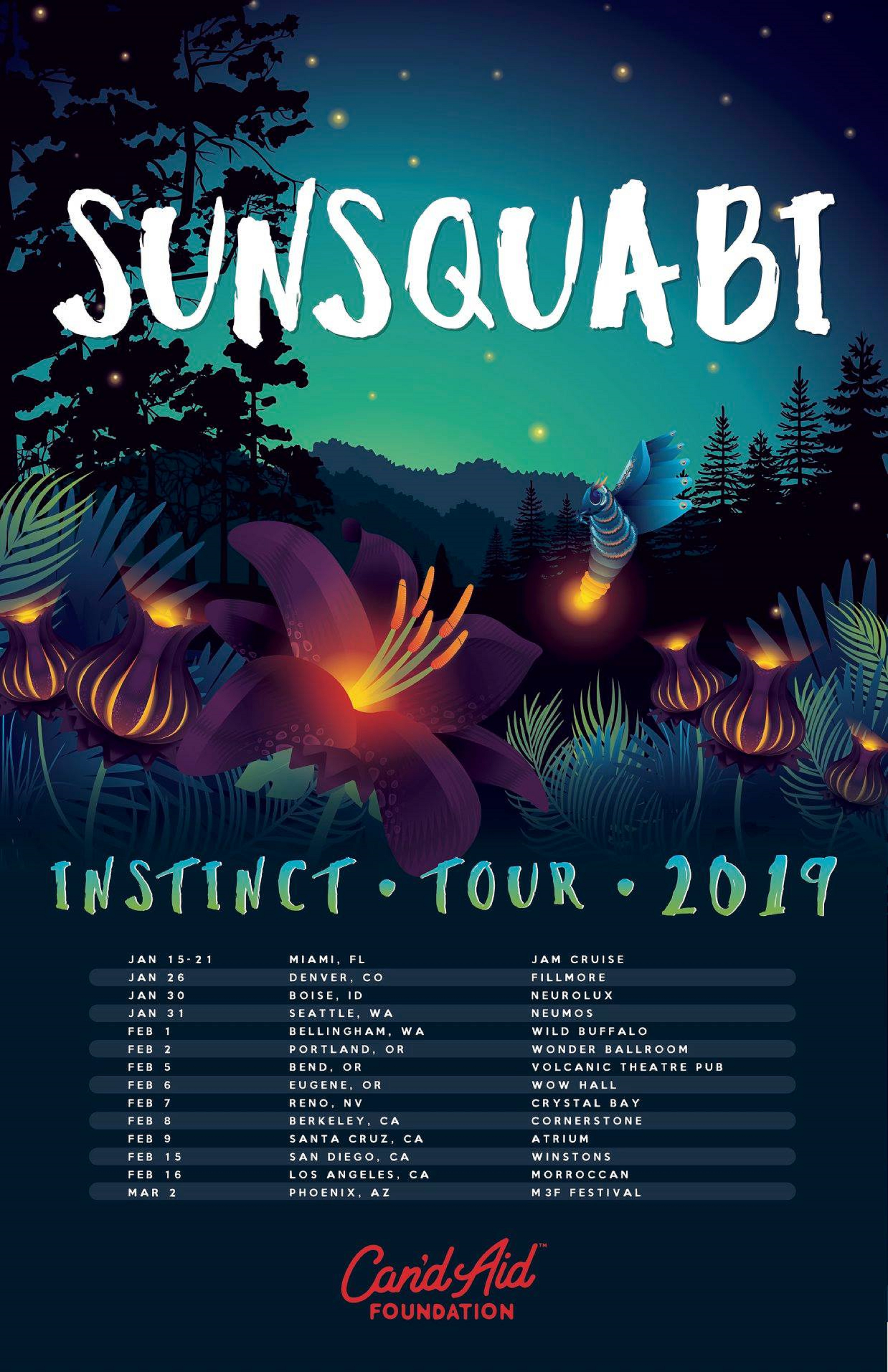 SunSquabi 2019 Instinct Tour Begins January 15th