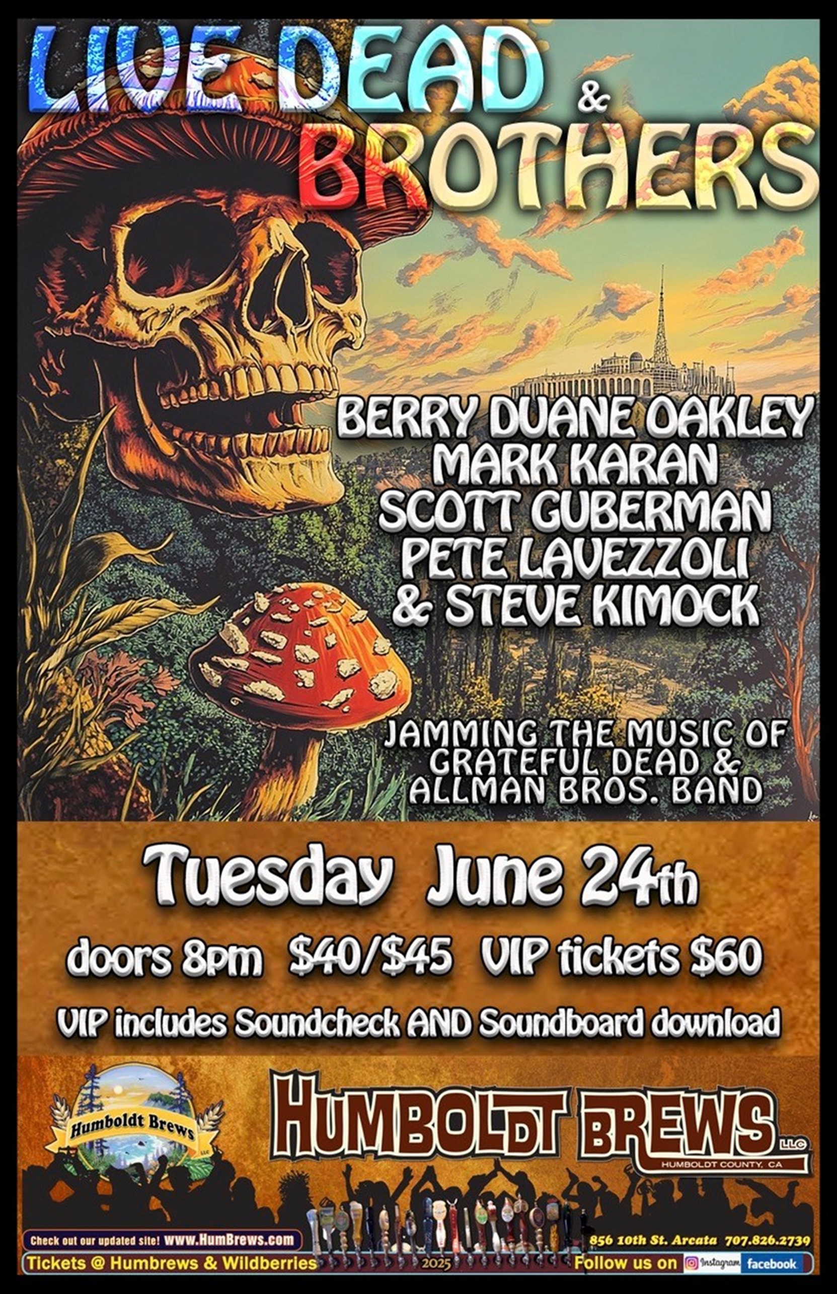 From the Allman Brothers to the Grateful Dead: Live Dead & Brothers Hit the Road with ‘Truckin’ 2025’
