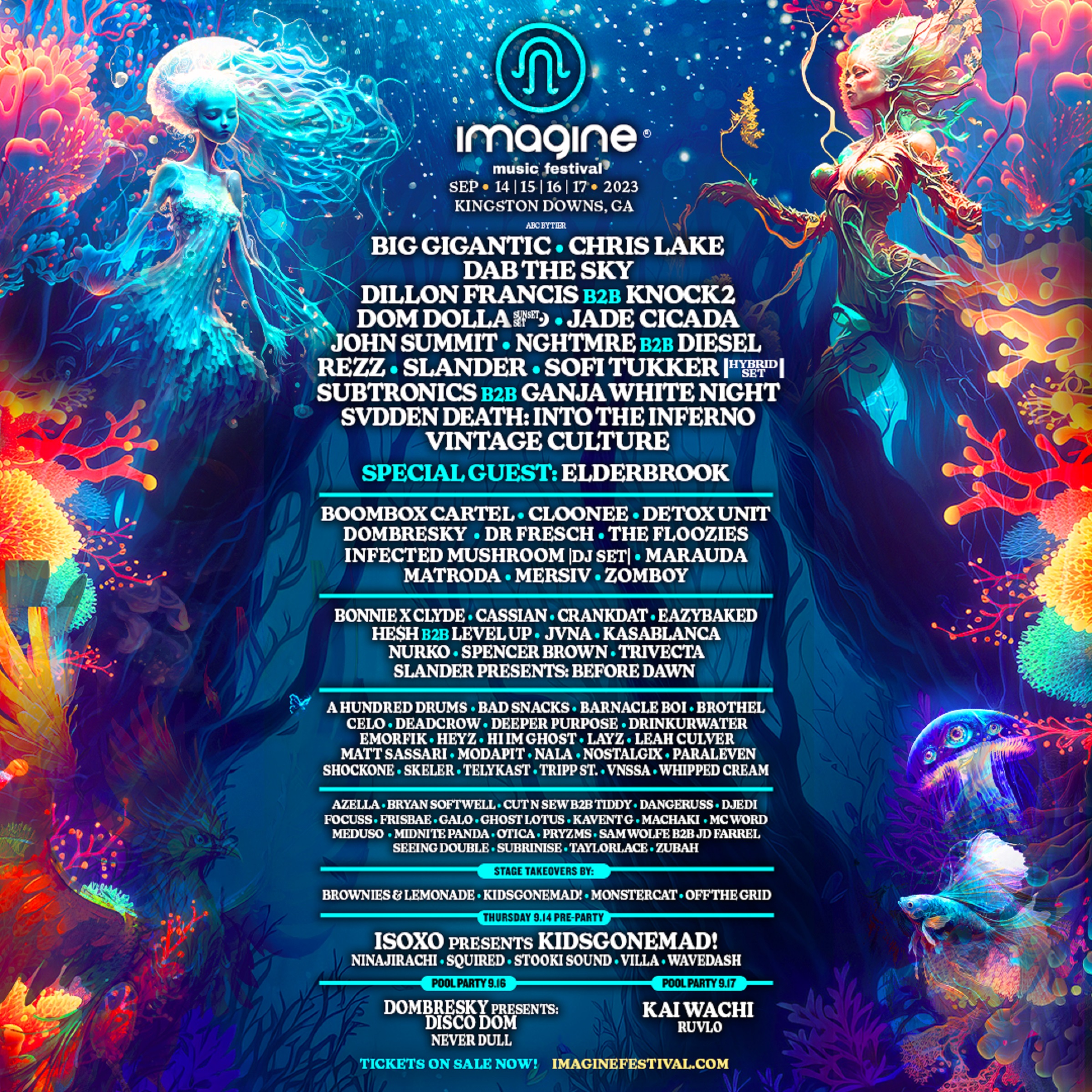Imagine Music Festival Announces Phase Two Lineup for 2023 Edition