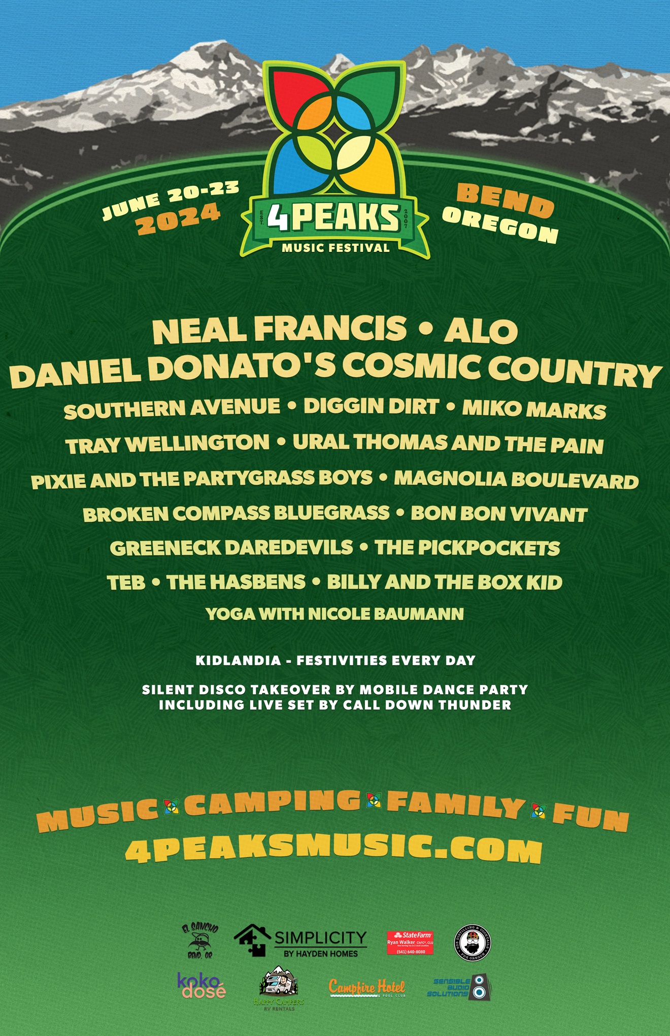 4 Peaks Music Festival Announces 2024 Experiences