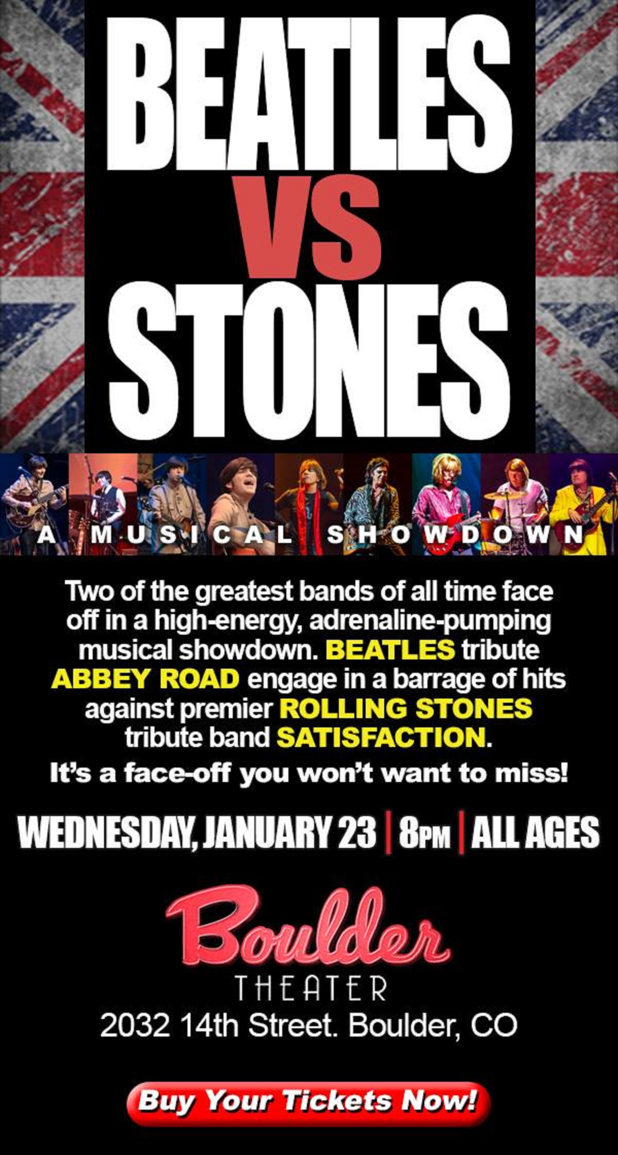 Beatles vs. Stones Show Offering Free Tickets to Federal Employees