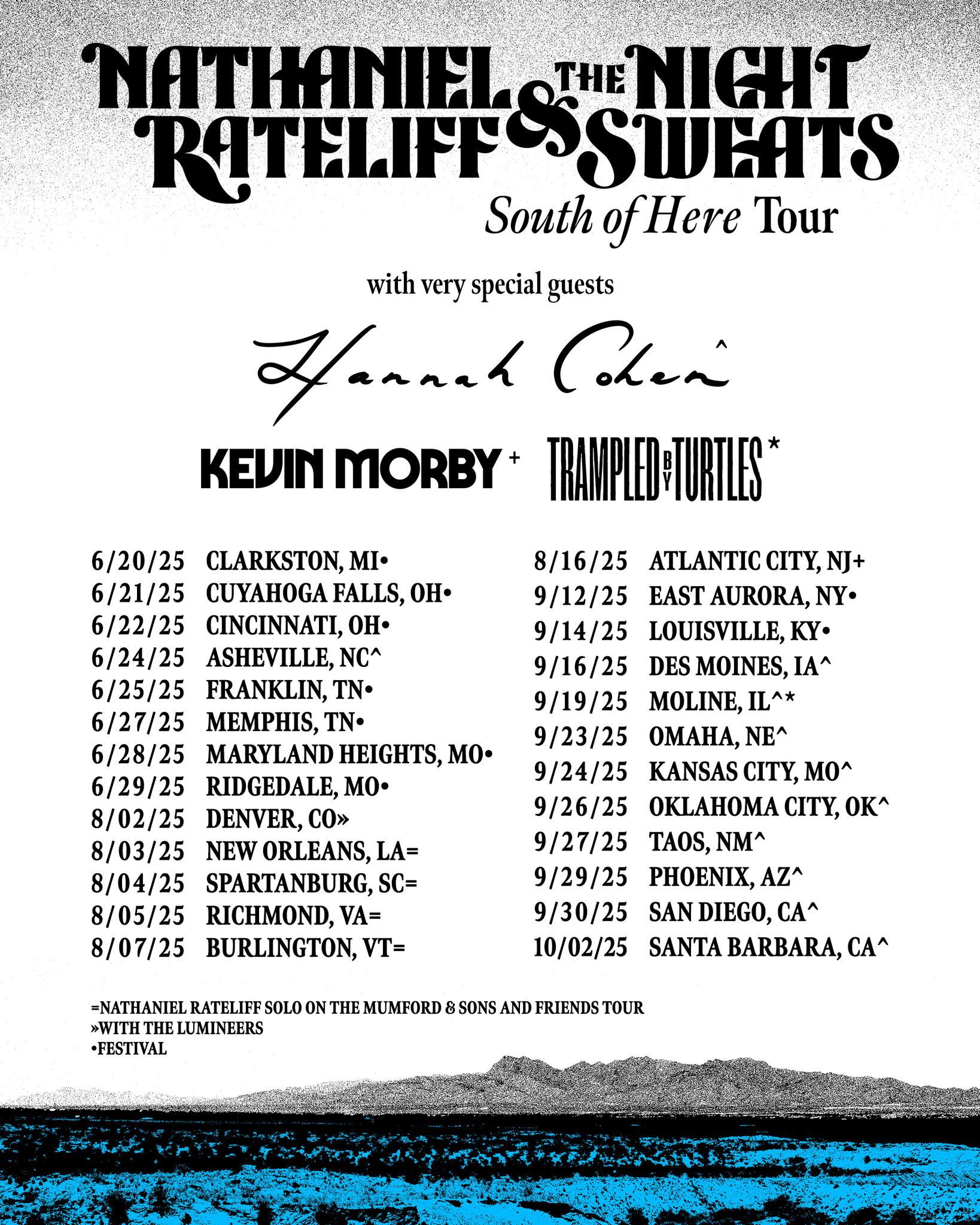 Nathaniel Rateliff & The Night Sweats confirm new fall 2025 U.S. tour dates