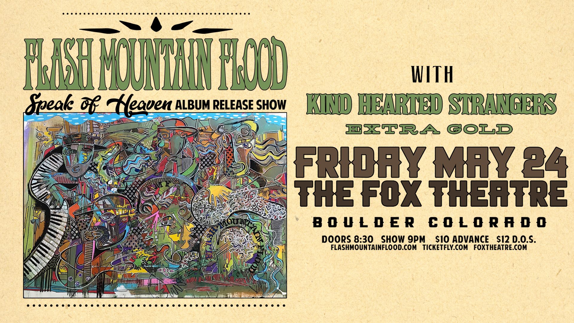 Flash Mountain Flood 'Speak Of Heaven Album' Release at The Fox Theatre
