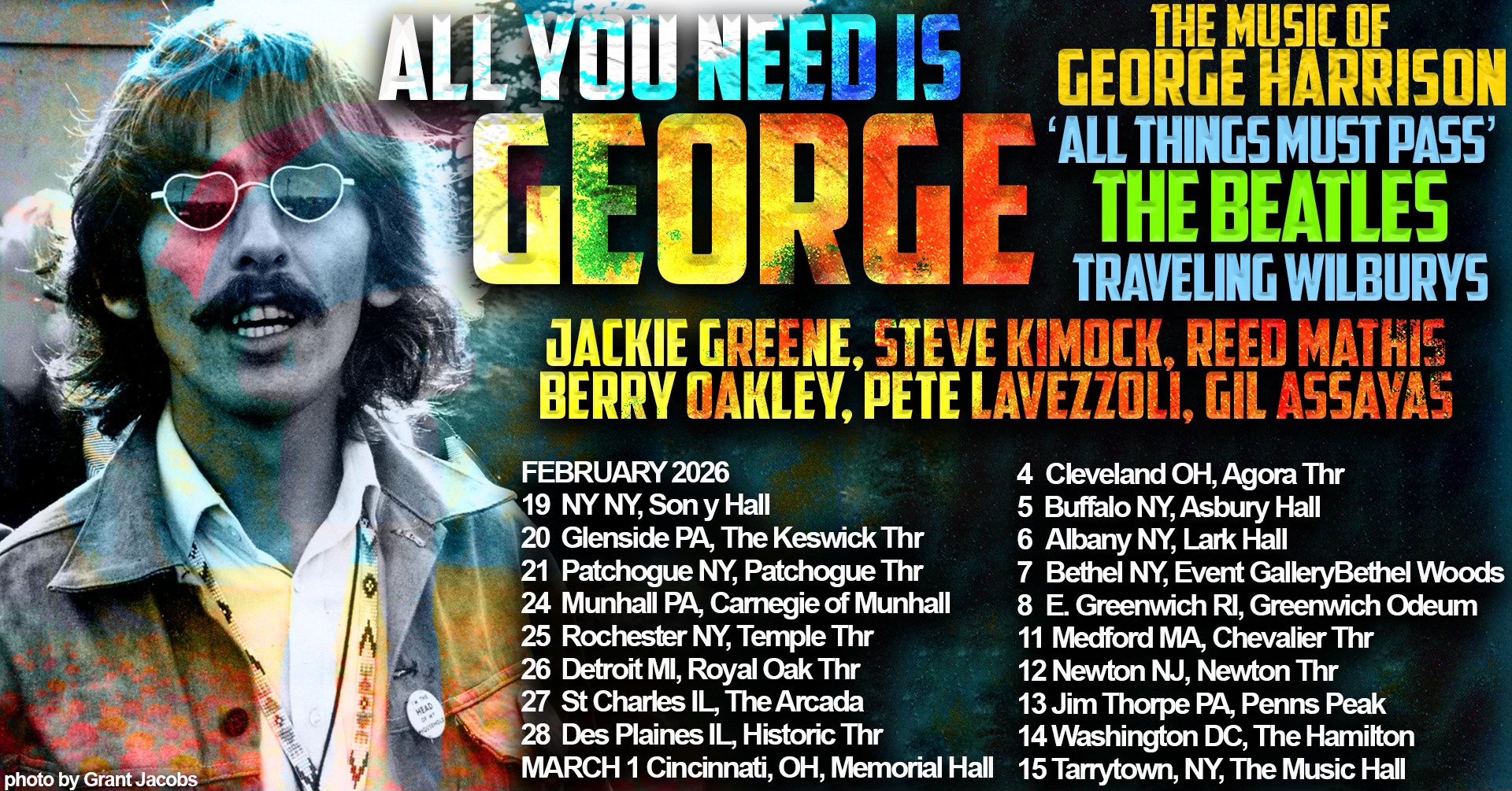 All You Need Is George: A Celebration of George Harrison’s Music Hits the Road in 2026