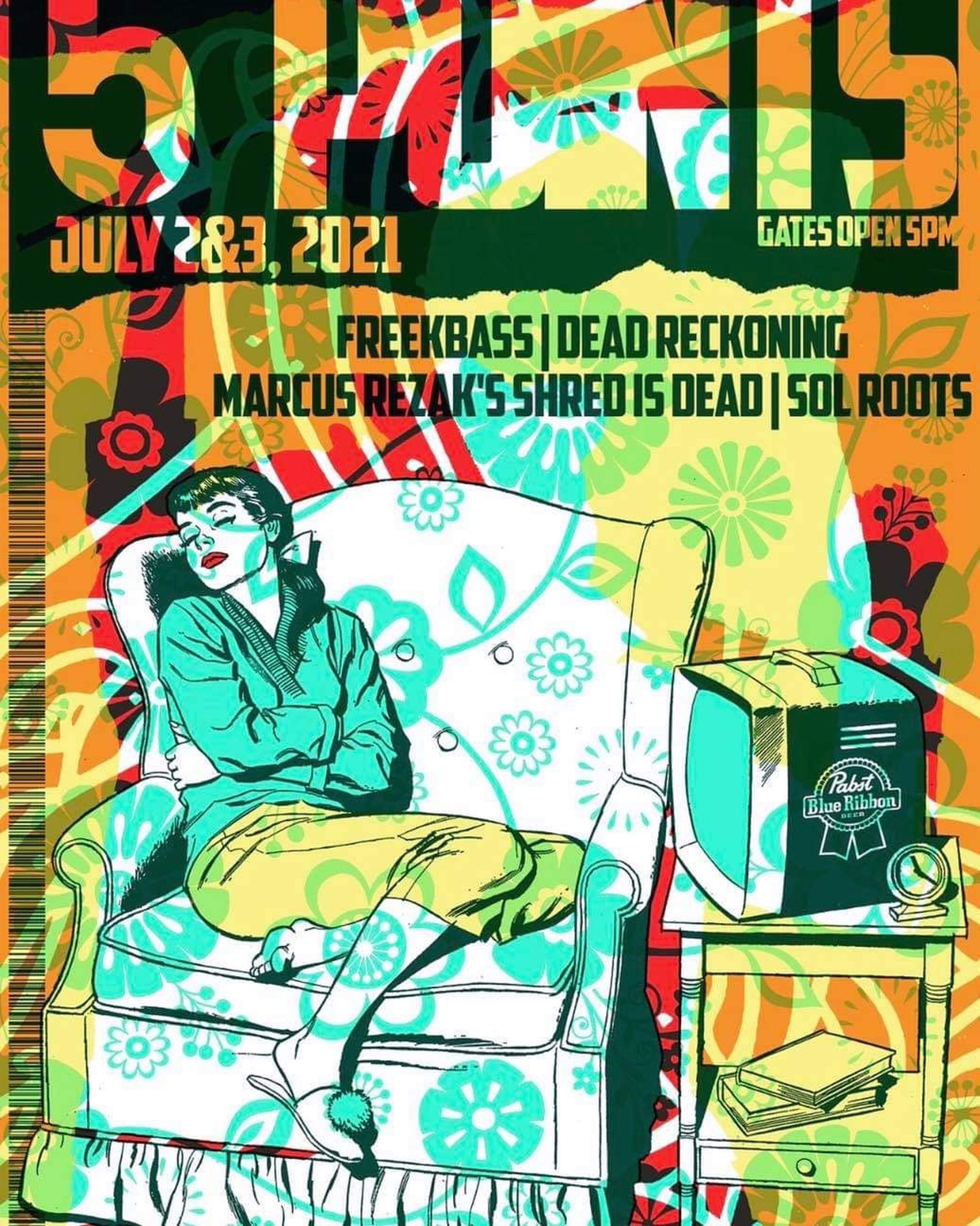 5 Points present Freekbass, Dead Reckoning, Sol Roots, and Shred is Dead for a funky July 4th weekend