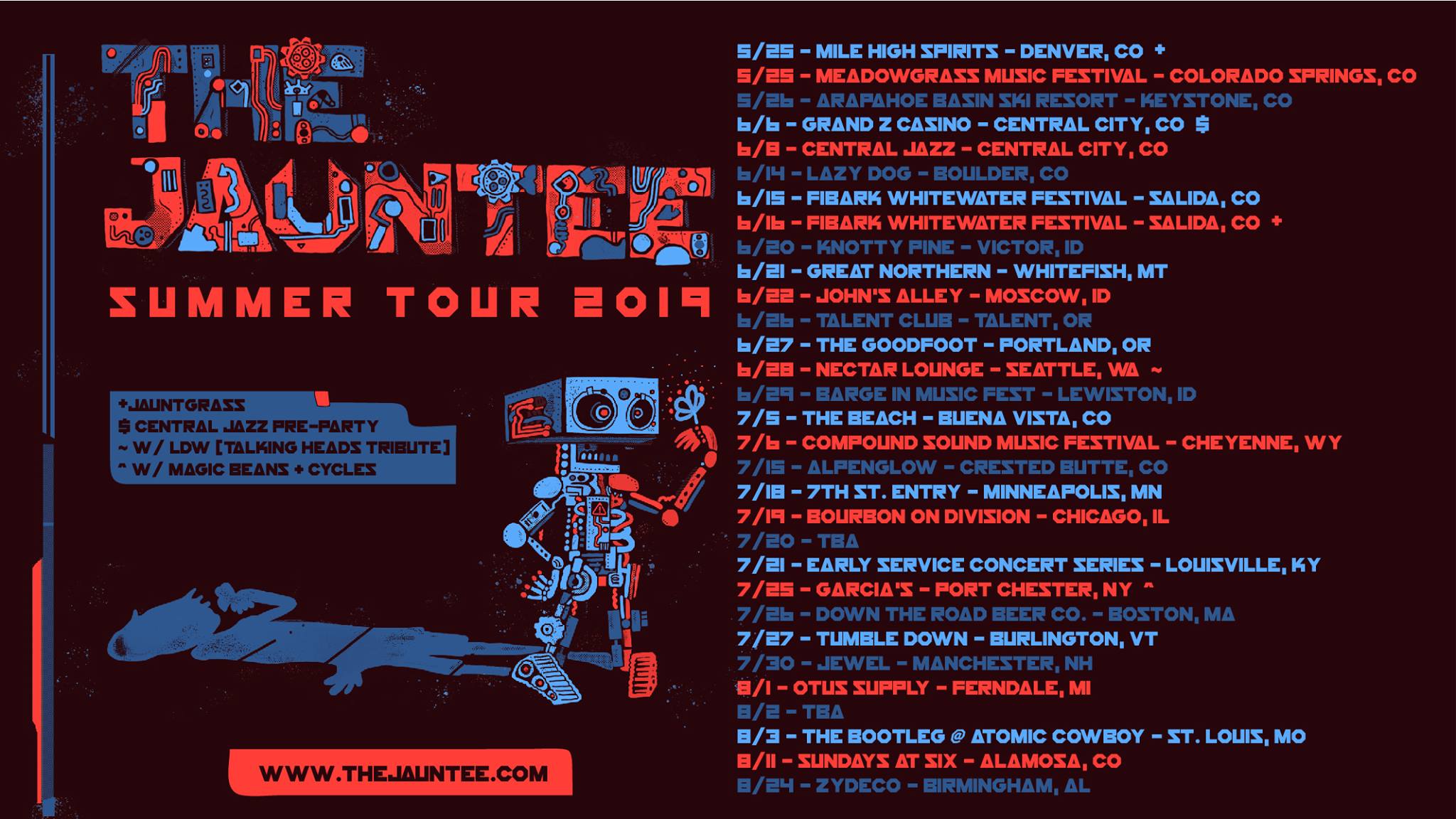 The Jauntee Announce Summer Tour 2019