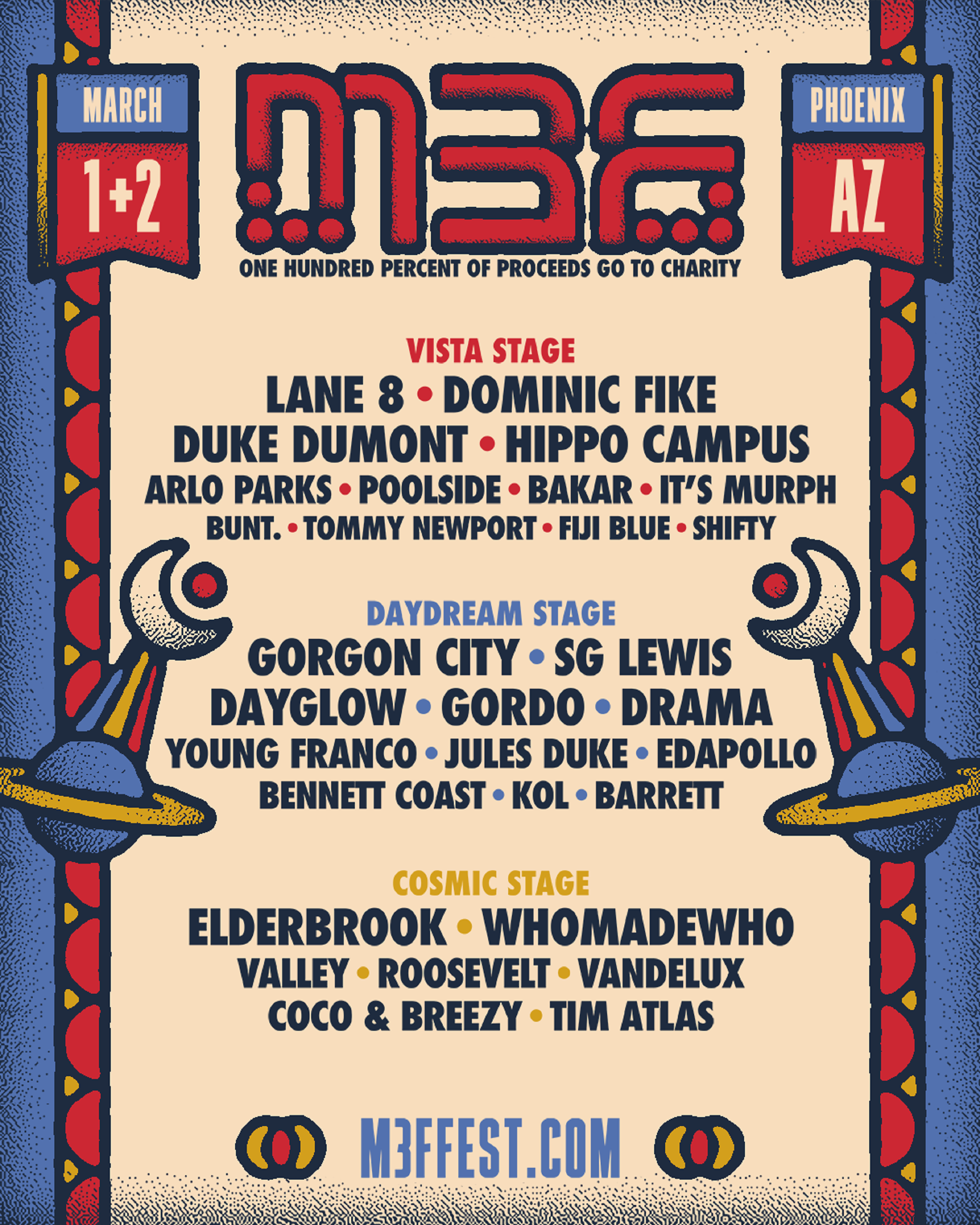 NonProfit Music Festival M3F Fest Announces 2025 Lineup and New Venue