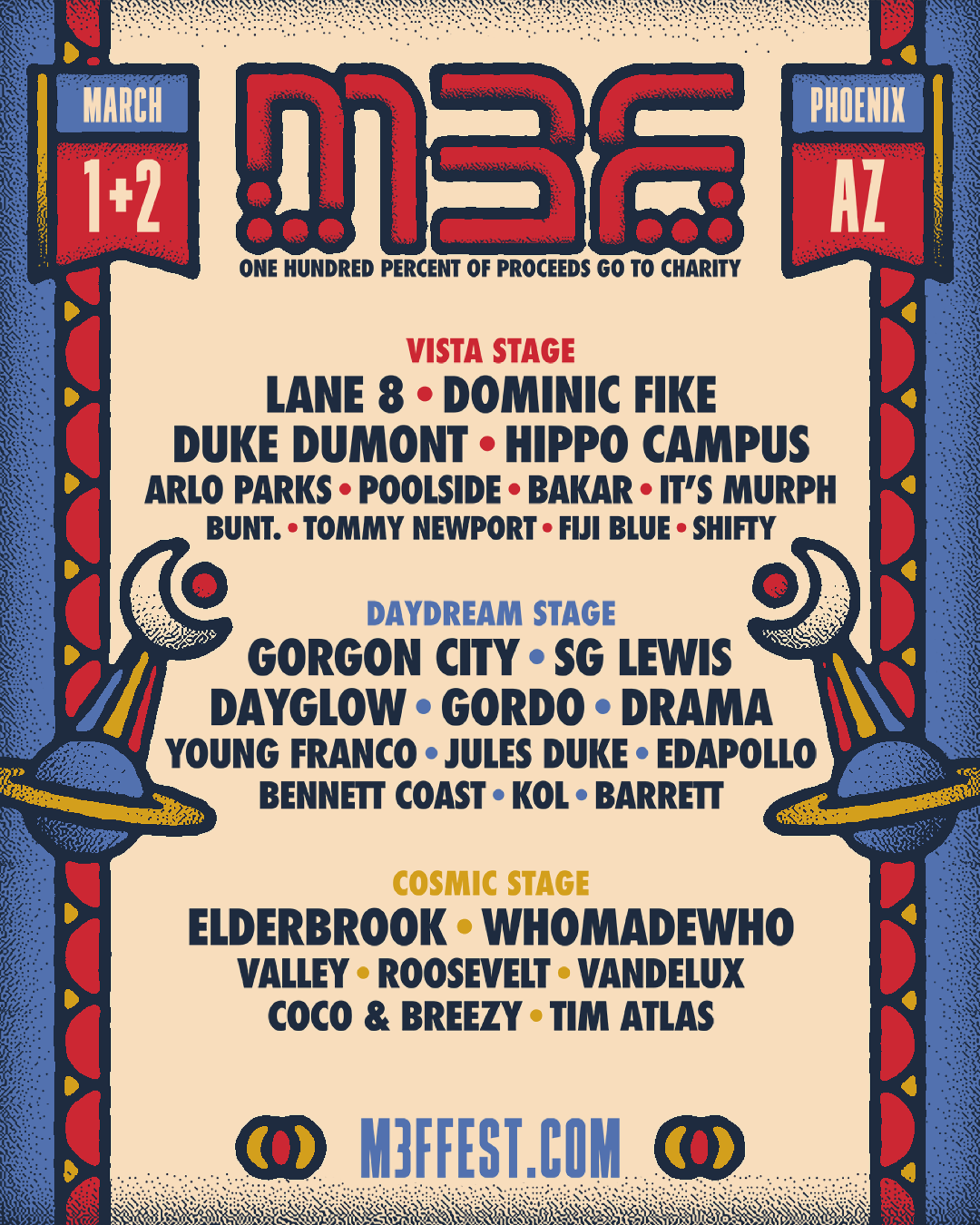 Non-Profit Music Festival M3F Fest Announces 2024 Lineup and New Venue