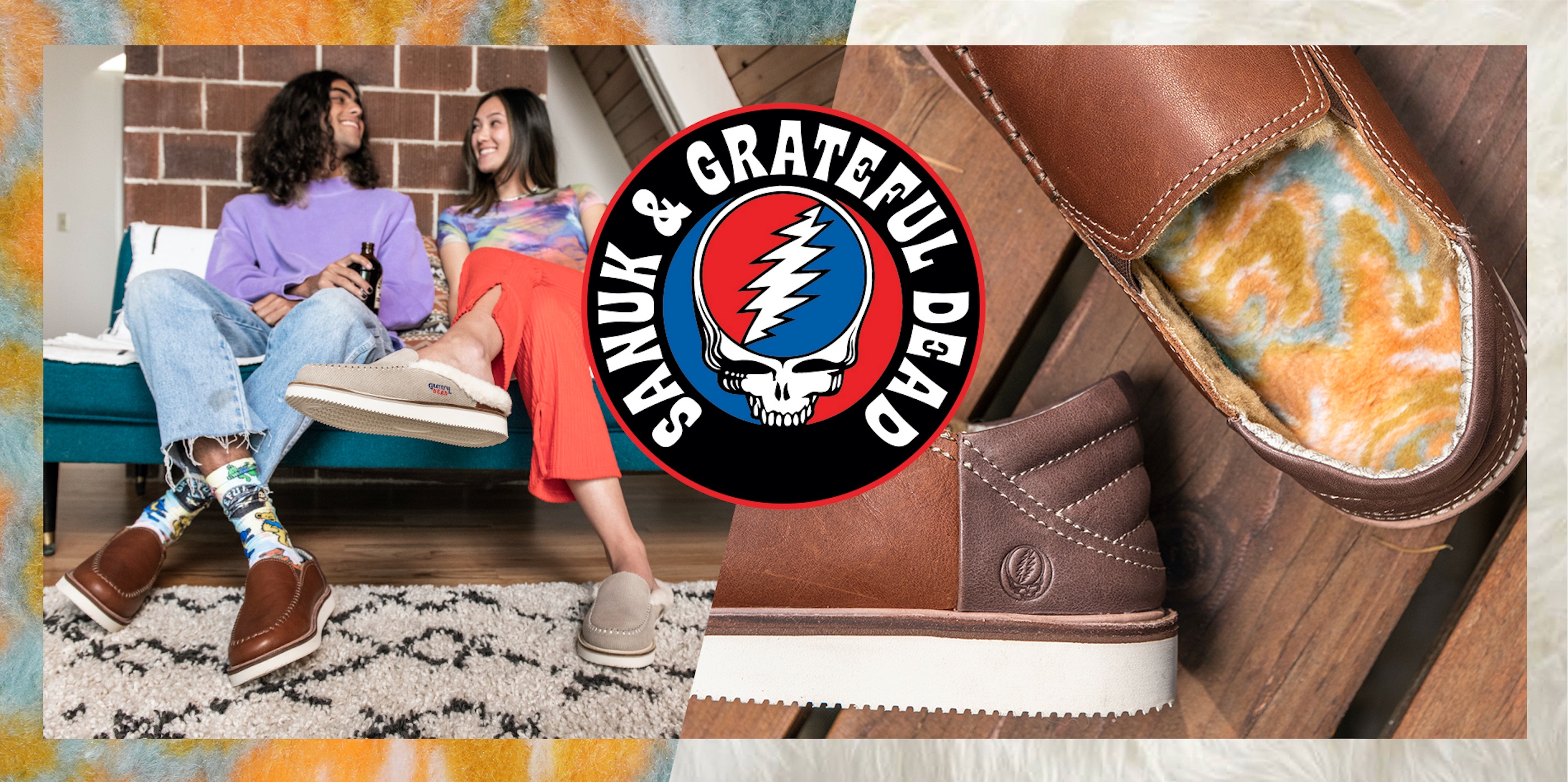 Launching Today: Cozy New SANUK & GRATEFUL DEAD™ Collection
