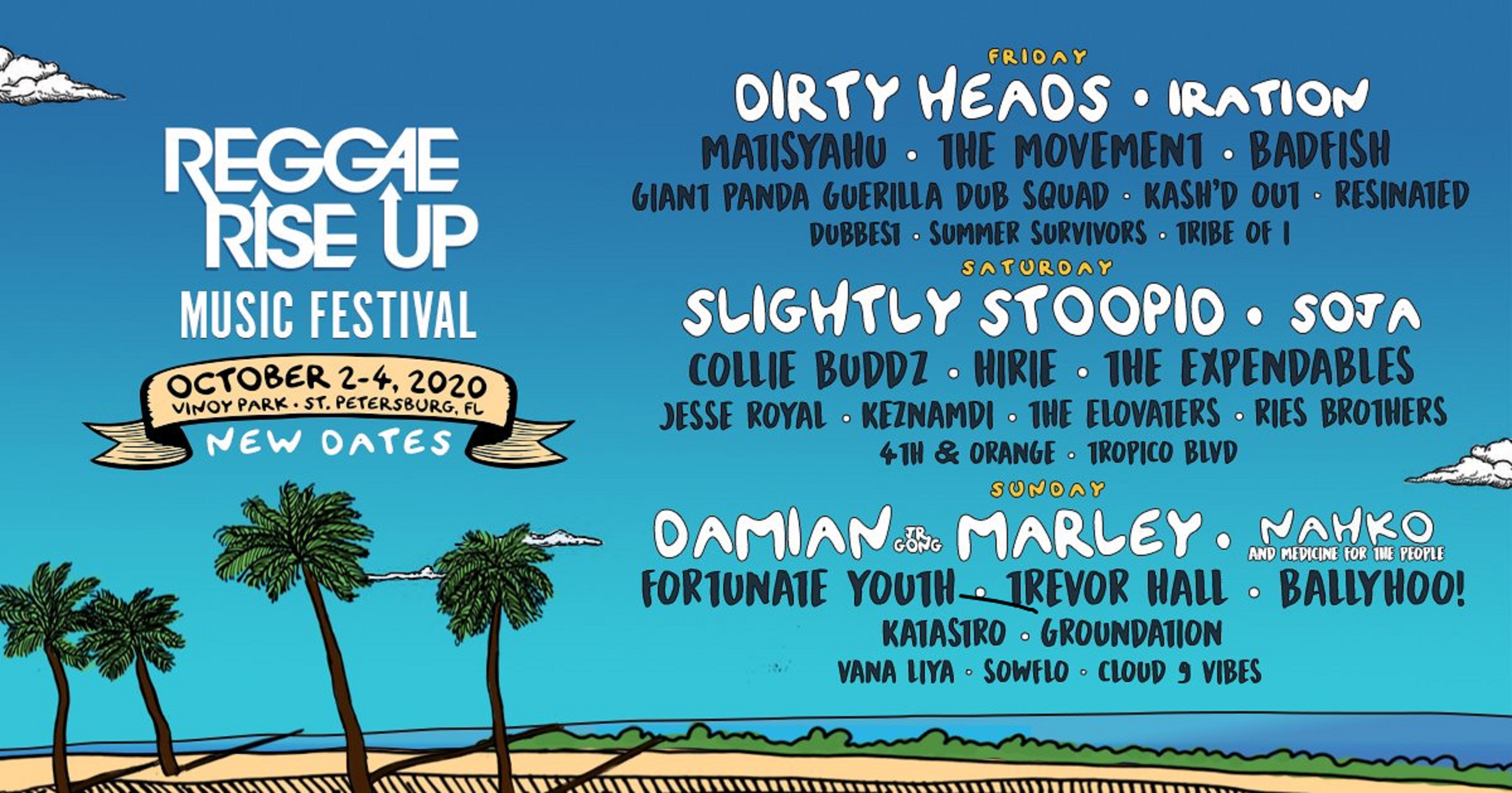 Reggae Rise Up Florida Announces Lineup Adjustments & Ticket Swap