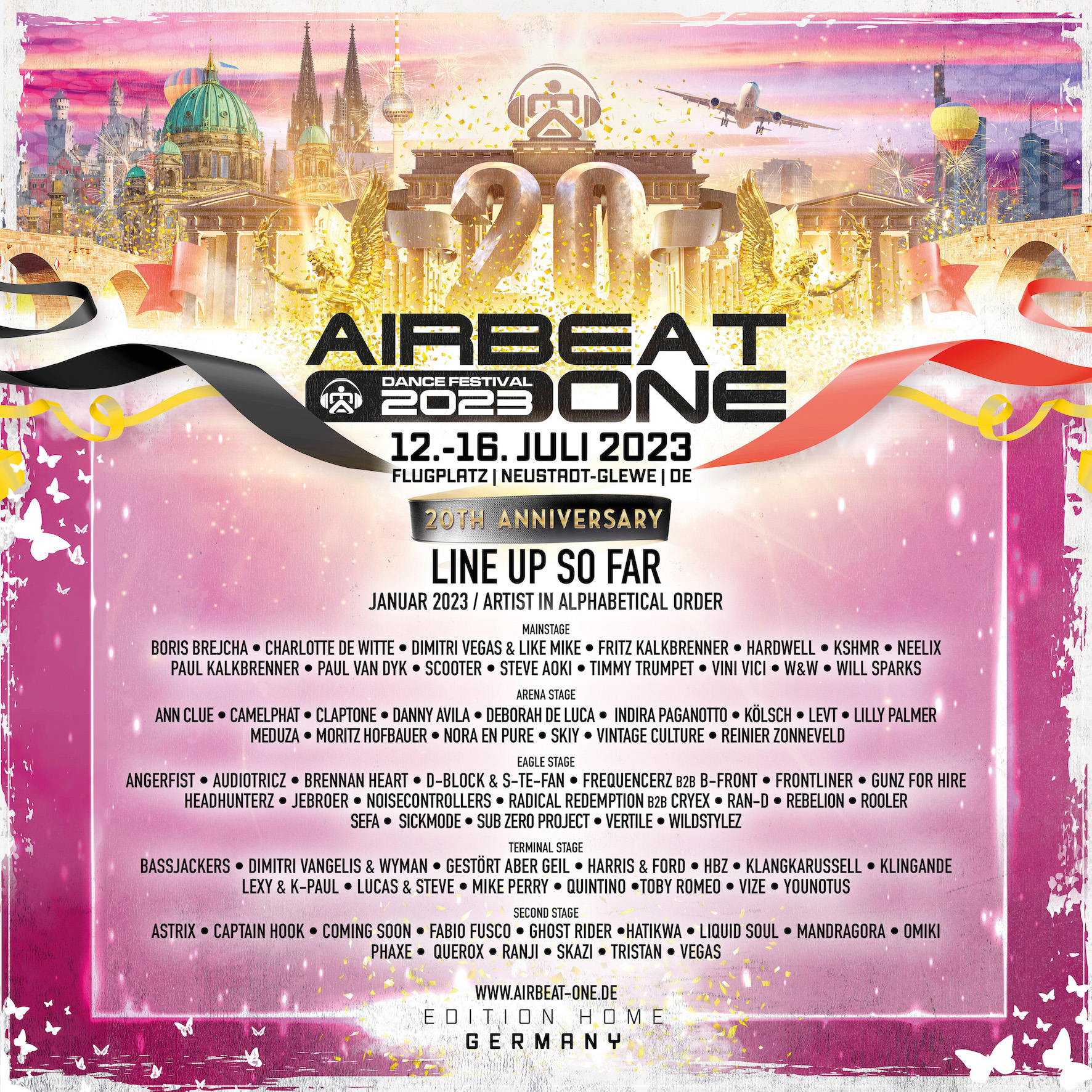 AIRBEAT ONE Festival presents more stars for 2023
