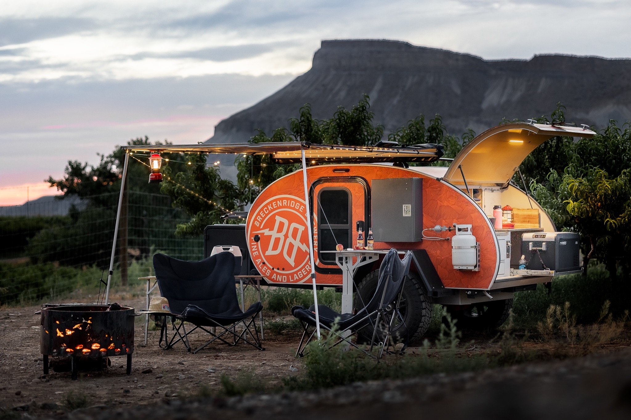 Stay in the Breck Peach Pod in Palisade for price of a six pack