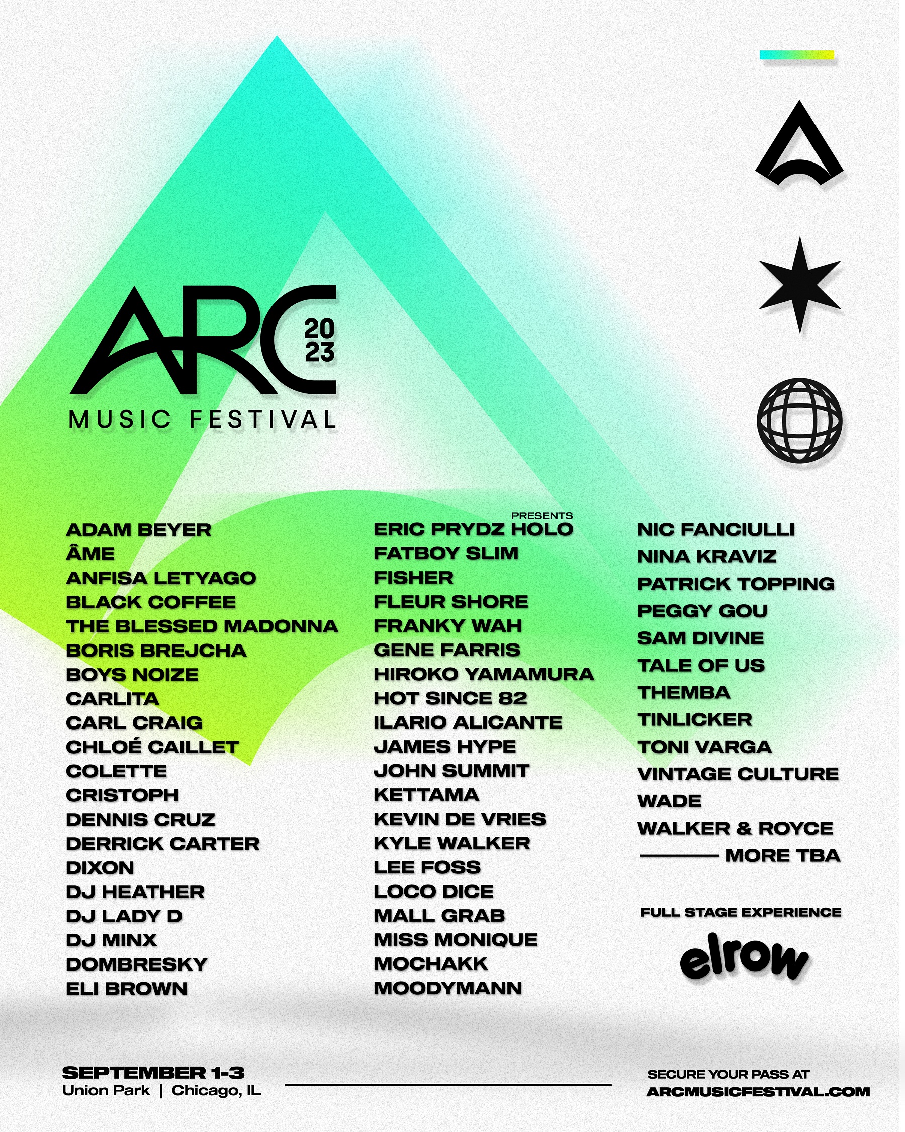 ARC Music Festival Announces Initial Lineup for 2023 Edition