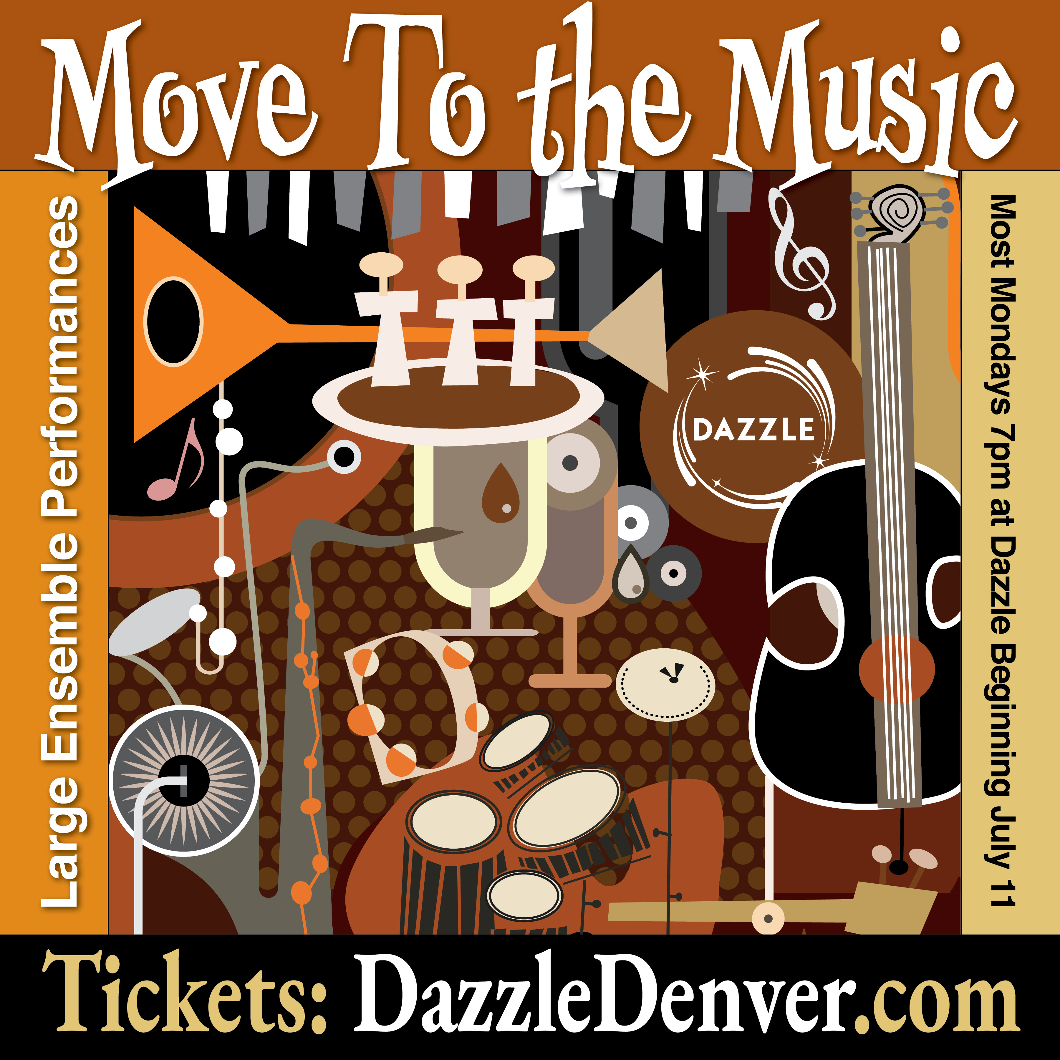 Dazzle Announces Large Ensemble Performance Series 'Move to the Music'