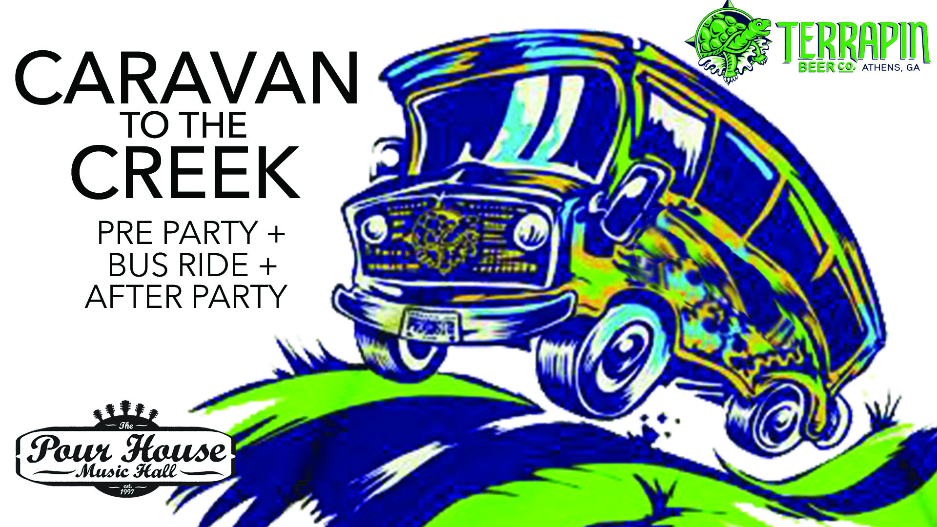 Caravan to the Creek - A Pre-Party/Bus Ride/After Party Package