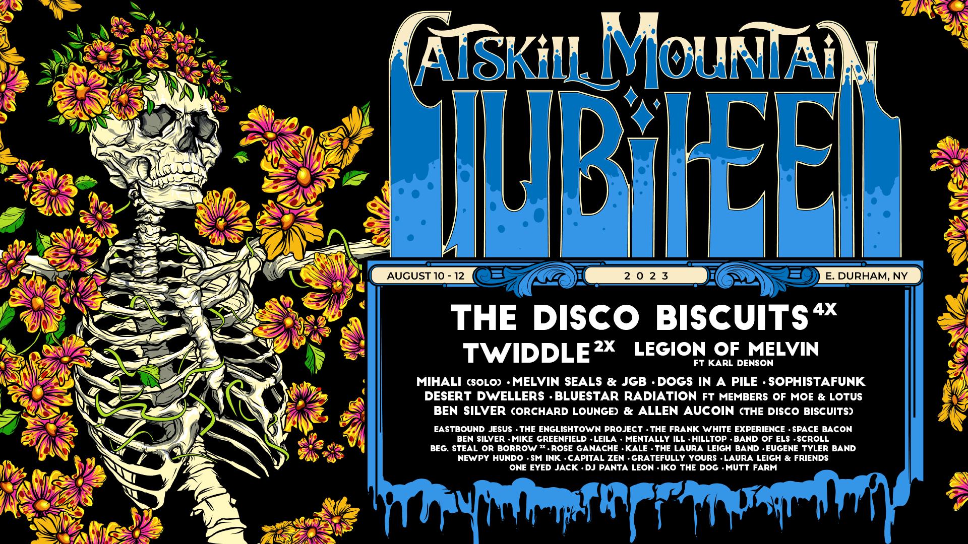 Twiddle, BlueStar Radiation, Melvin & JGB Added to Catskill Mountain Jubilee