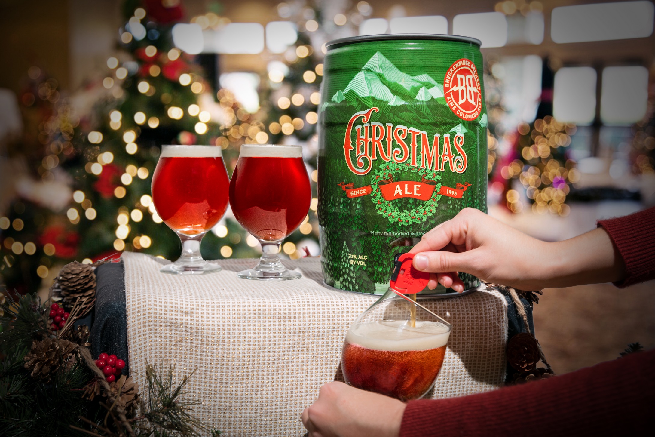 Mini-Keg Merriment: Breckenridge Brewery’s Christmas Ale Spreads Joy One Pint at a Time