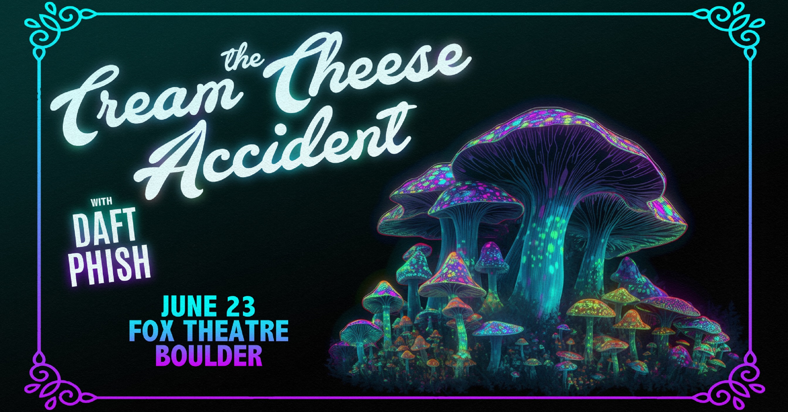 The Cream Cheese Accident schedules Fox Theatre show | 6/23/23