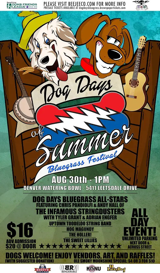 First Annual 'Dog Days of Summer Bluegrass Festival' in Denver
