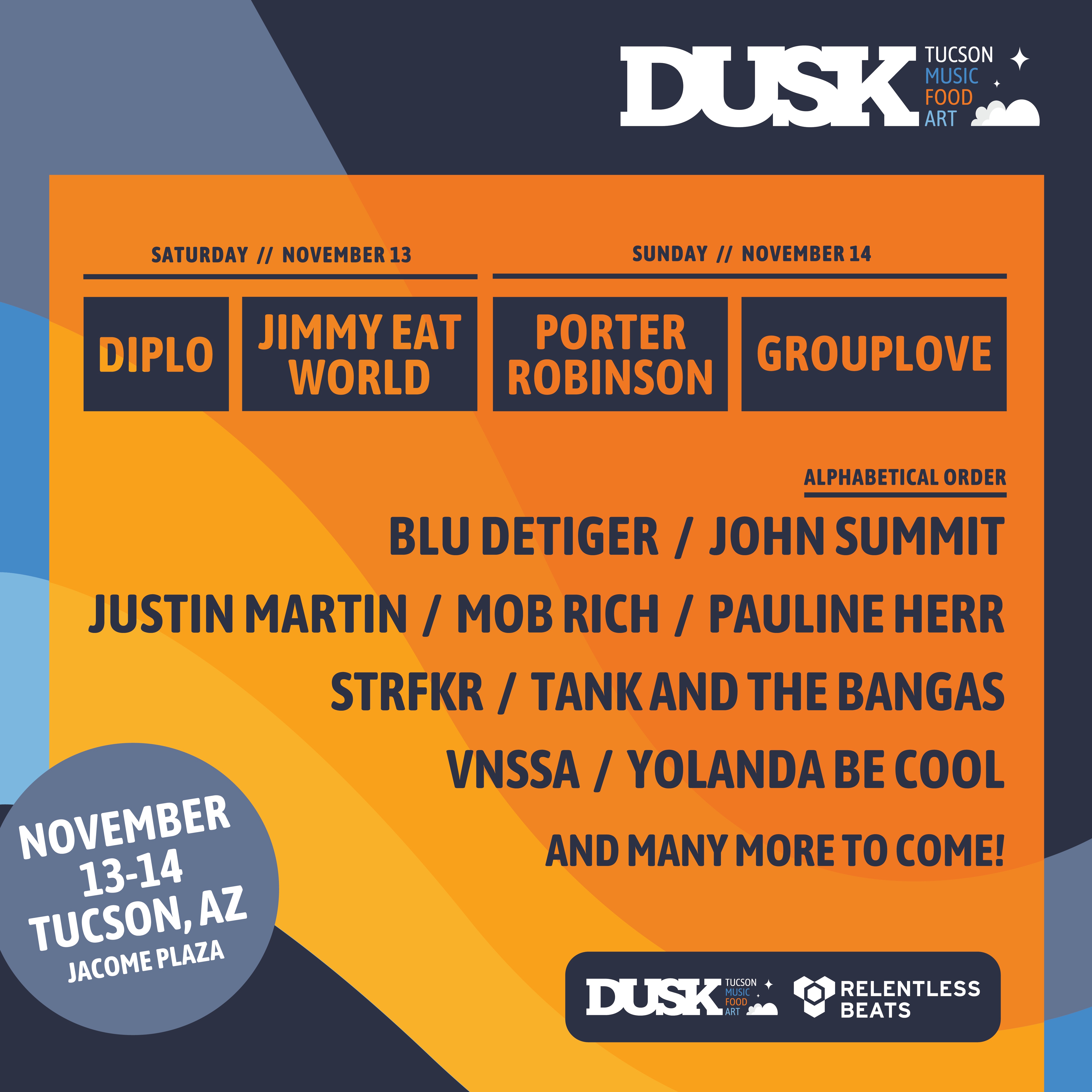 DUSK MUSIC FESTIVAL RETURNS WITH A SUNSETTING LINEUP