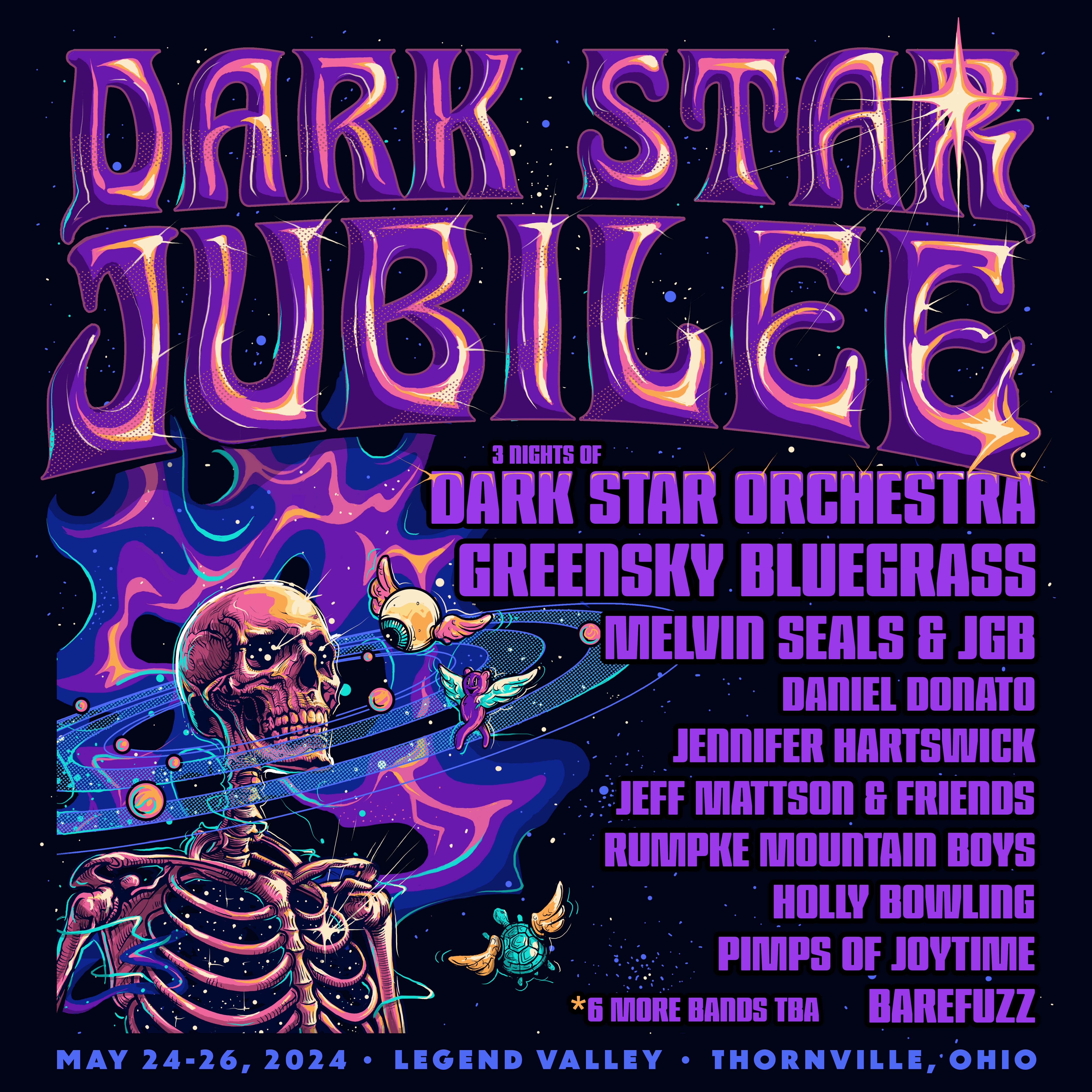 Dark Star Jubilee Announces Initial Festival Lineup, Two Garcia Guitars to Appear