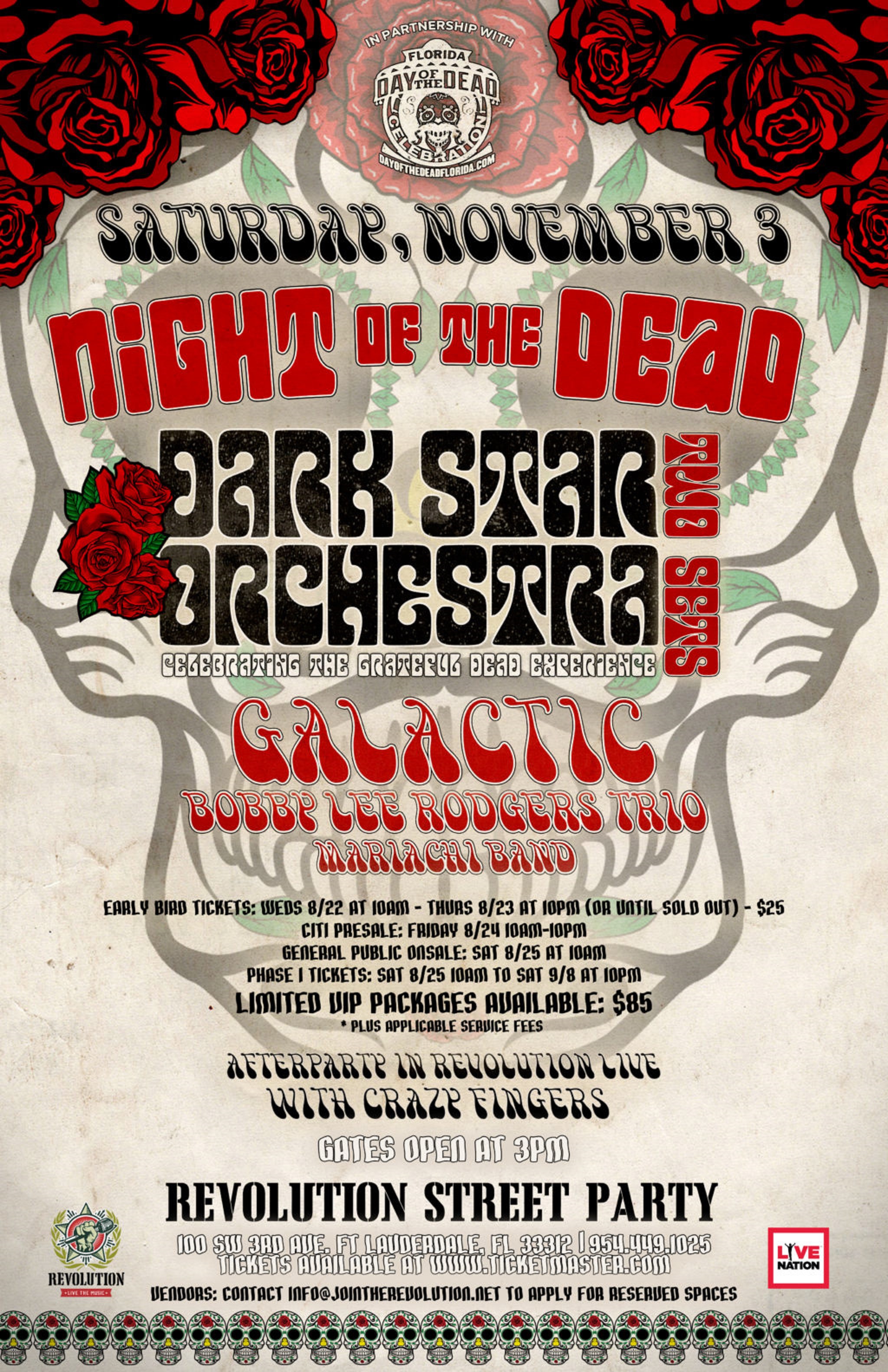 NIGHT OF THE DEAD @ REVOLUTION LIVE