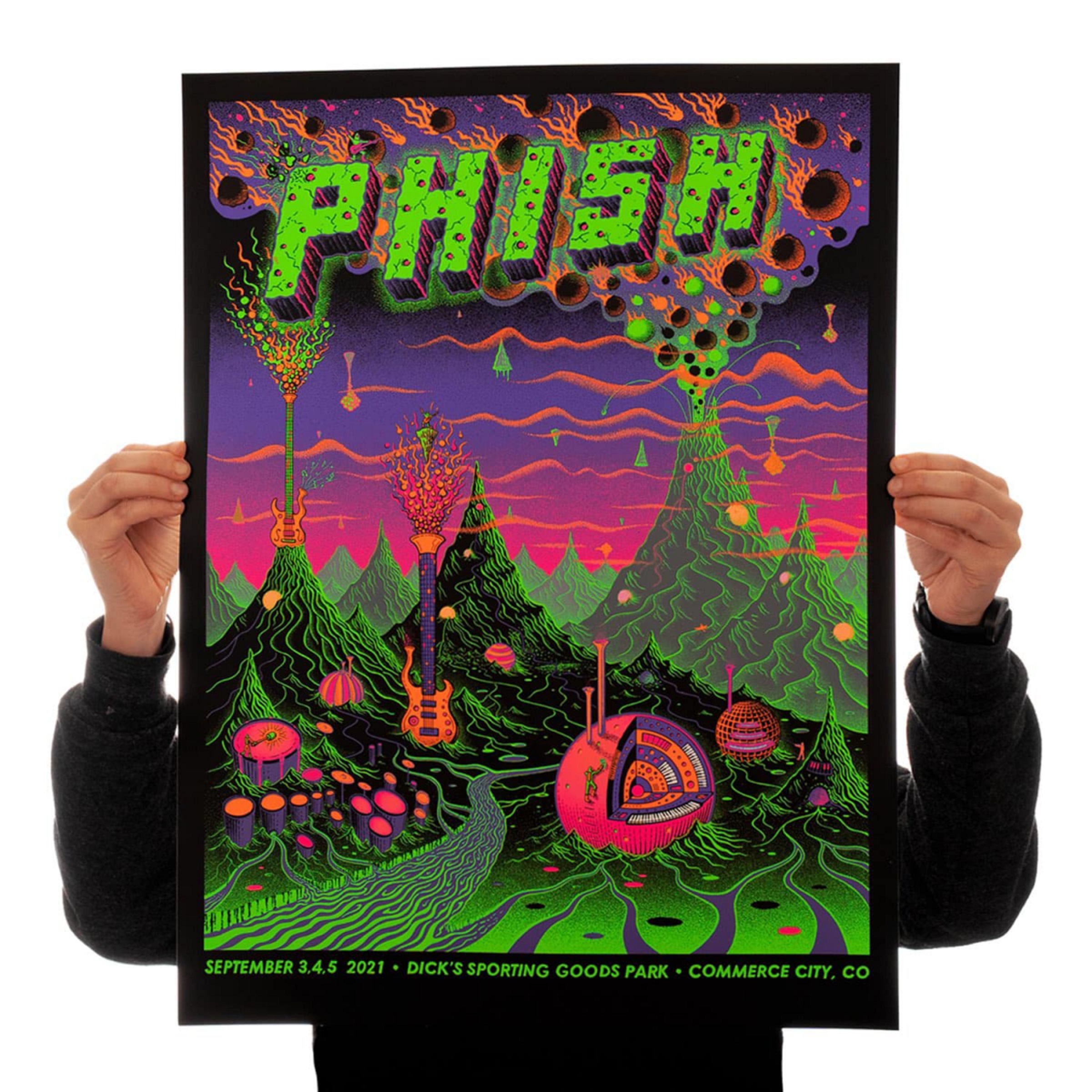 Phish 2021 Summer Tour Signed Poster Online Charity Auction