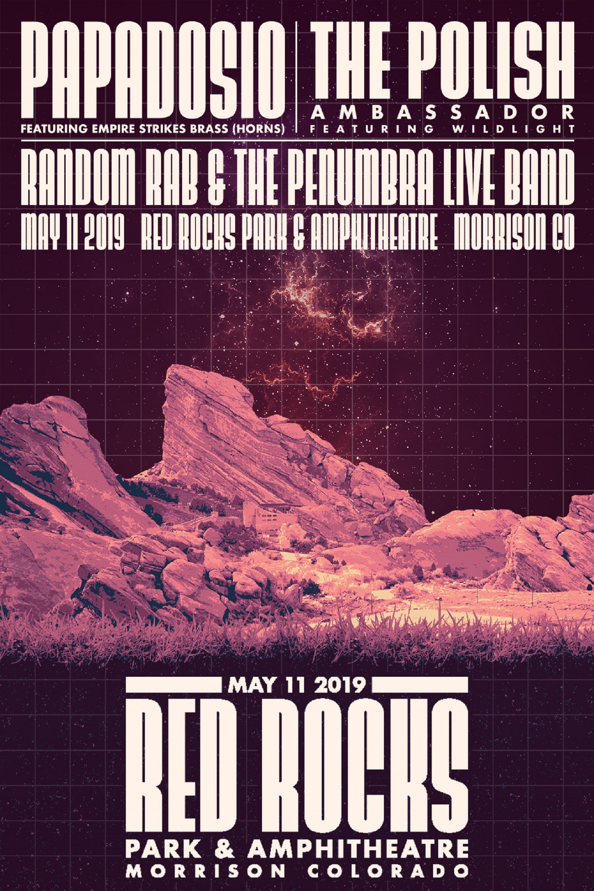 Papadosio will Headline Red Rocks on May 11th!