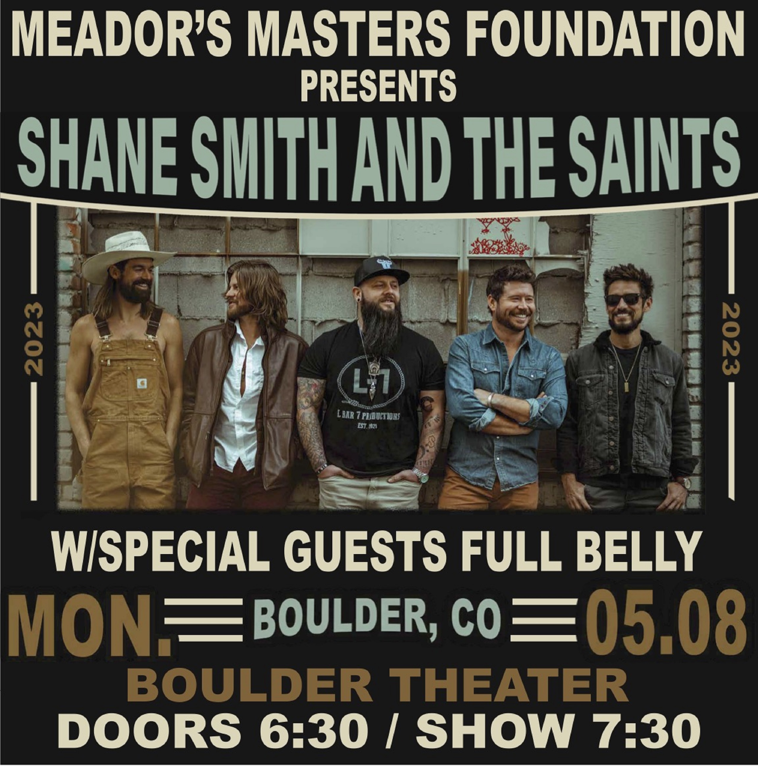Shane Smith & The Saints Announce Boulder Theater show | 5/8/23