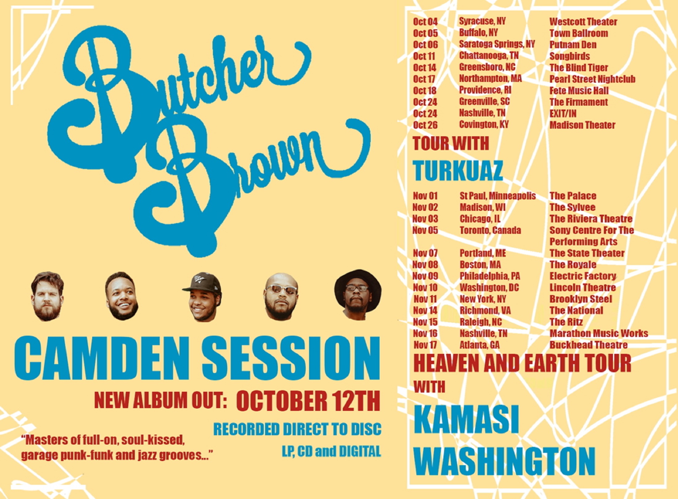 Butcher Brown New Album + Fall Tour Dates