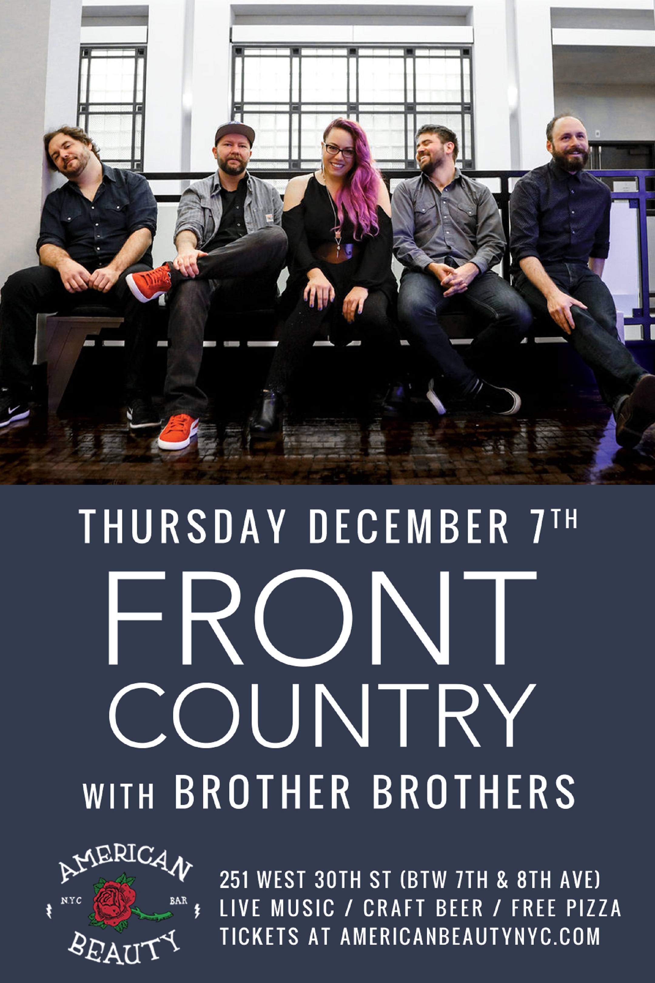 Front Country to play American Beauty NYC