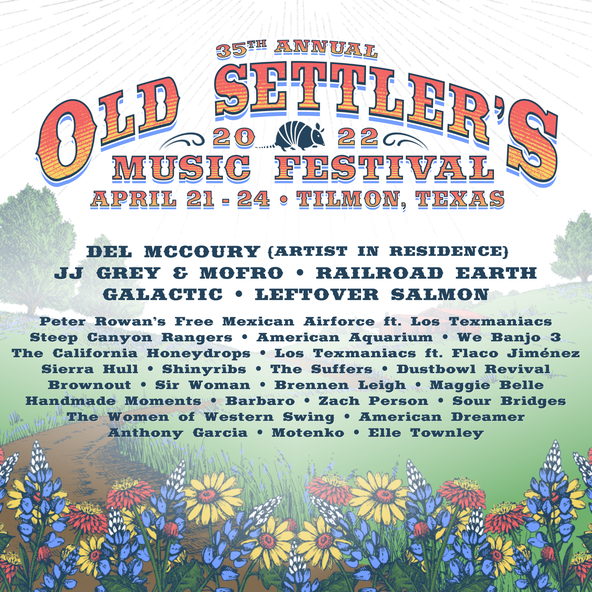 2022 Old Settler's Music Festival Full Lineup Announced; Single-Day Tickets Now on Sale External