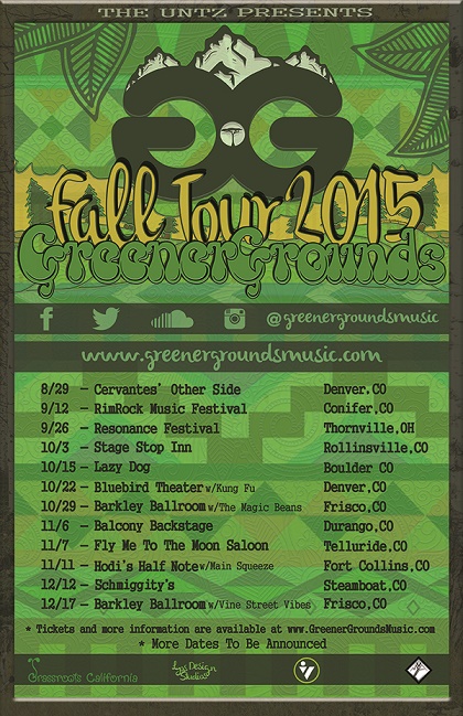 Greener Grounds Announce Fall Tour 2015