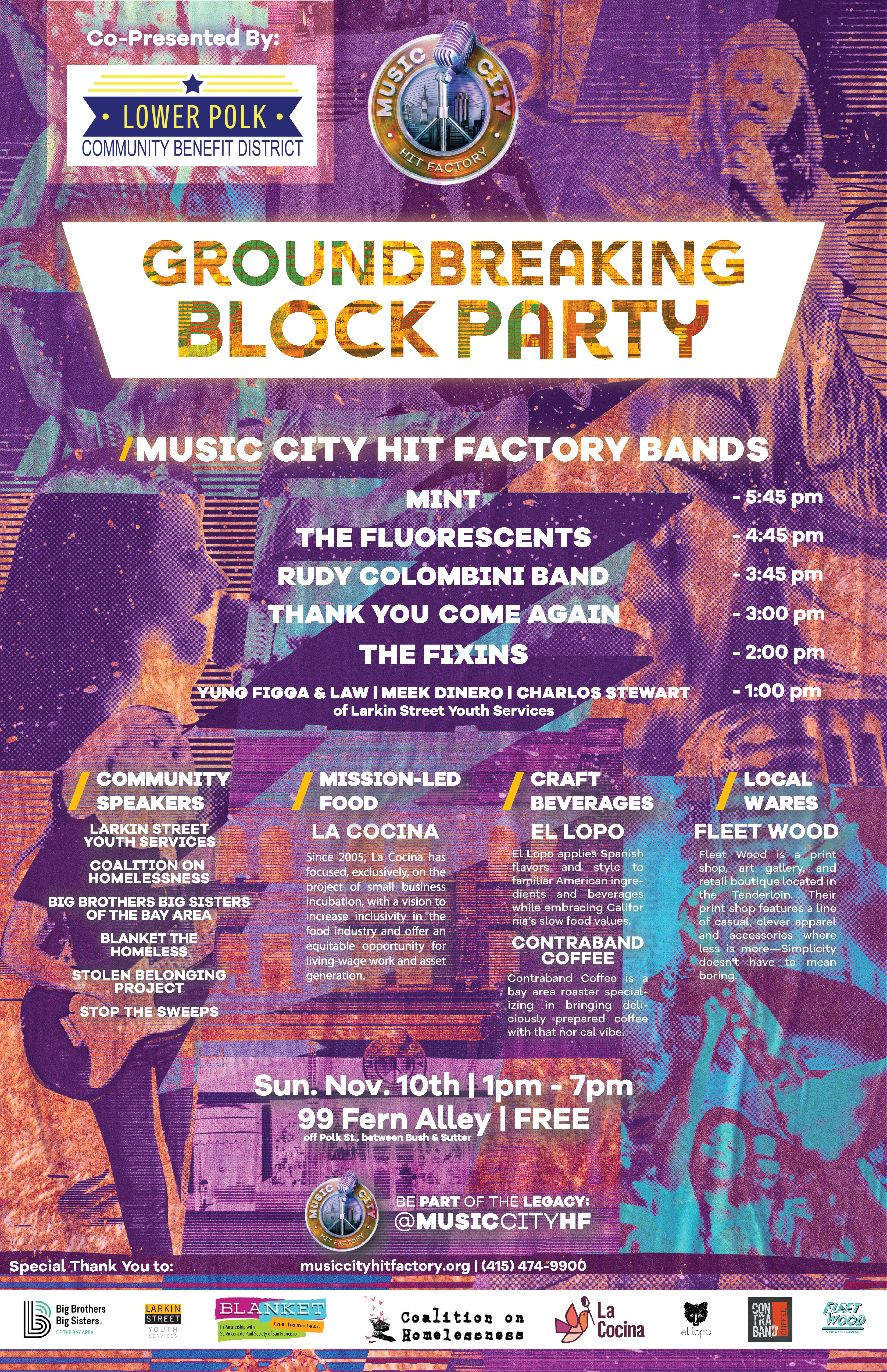 Music City Hit Factory Groundbreaking Party - Nov. 10